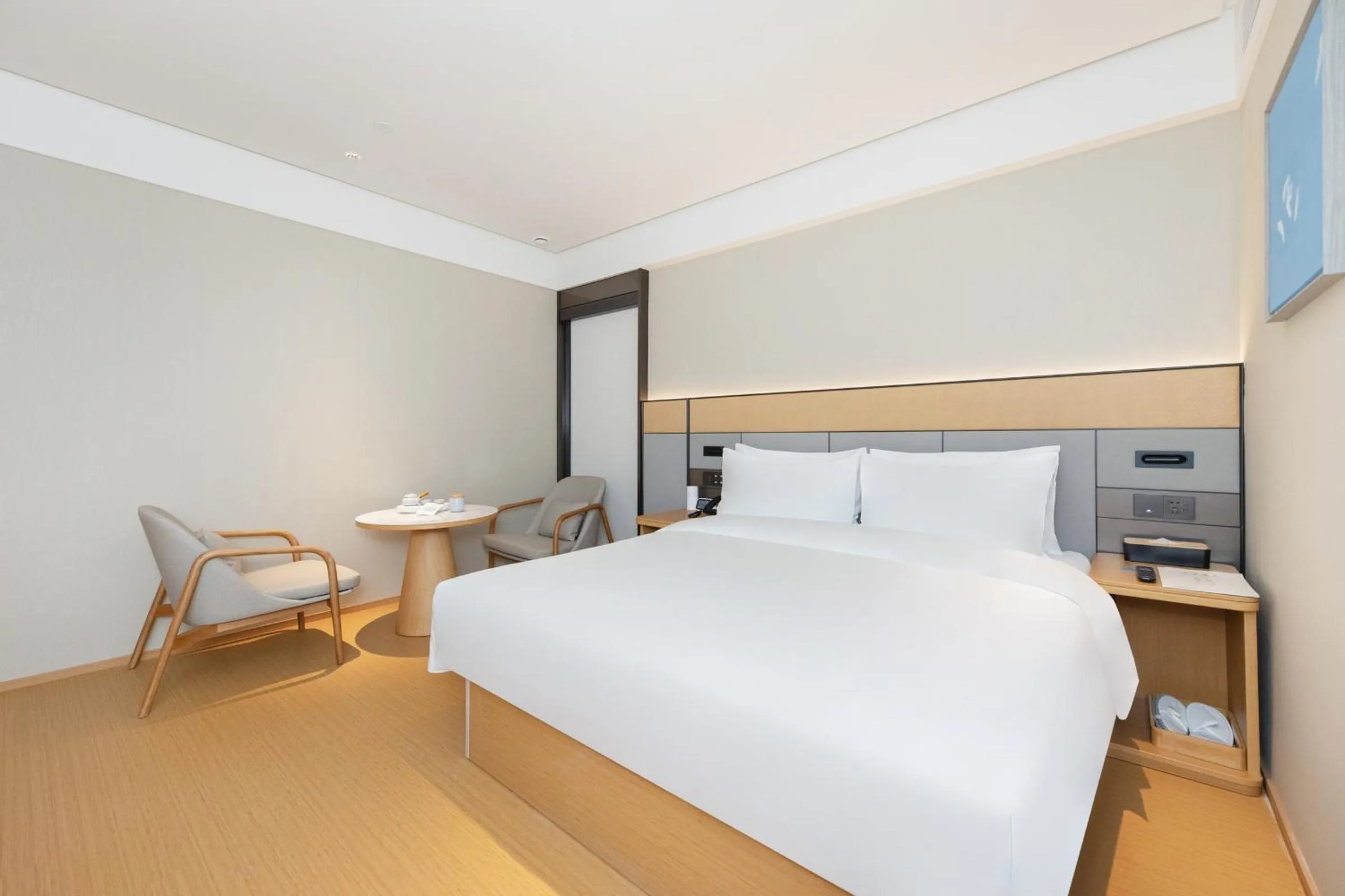 Bed in JI Hotel Beijing Beiqing Road Yongfeng Industrial Park