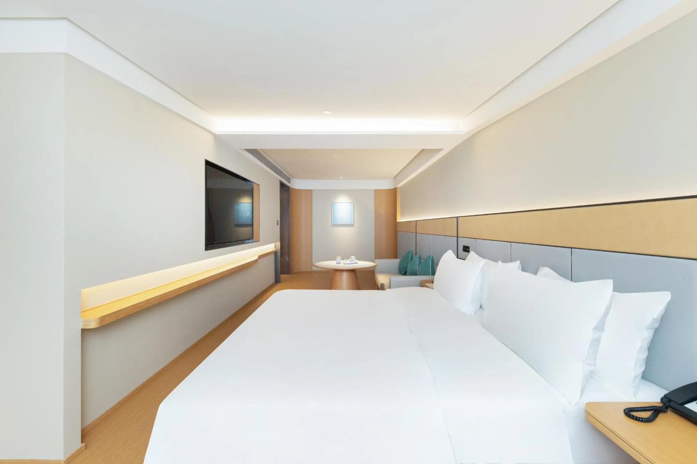 Bed in JI Hotel Beijing Beiqing Road Yongfeng Industrial Park