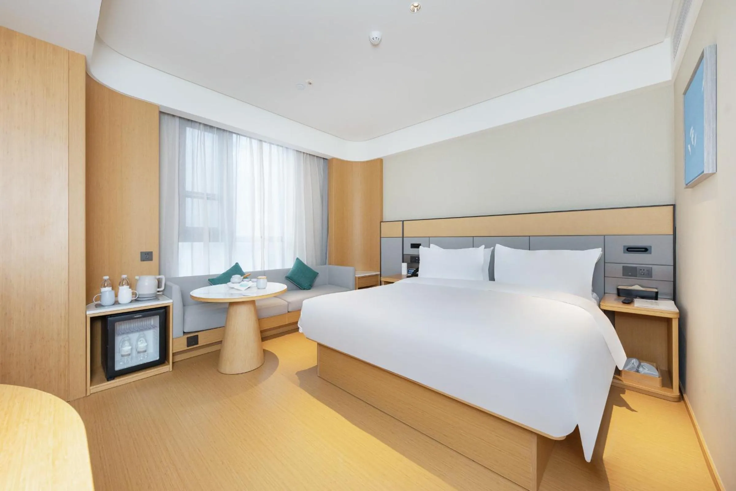 Bed in JI Hotel Beijing Beiqing Road Yongfeng Industrial Park