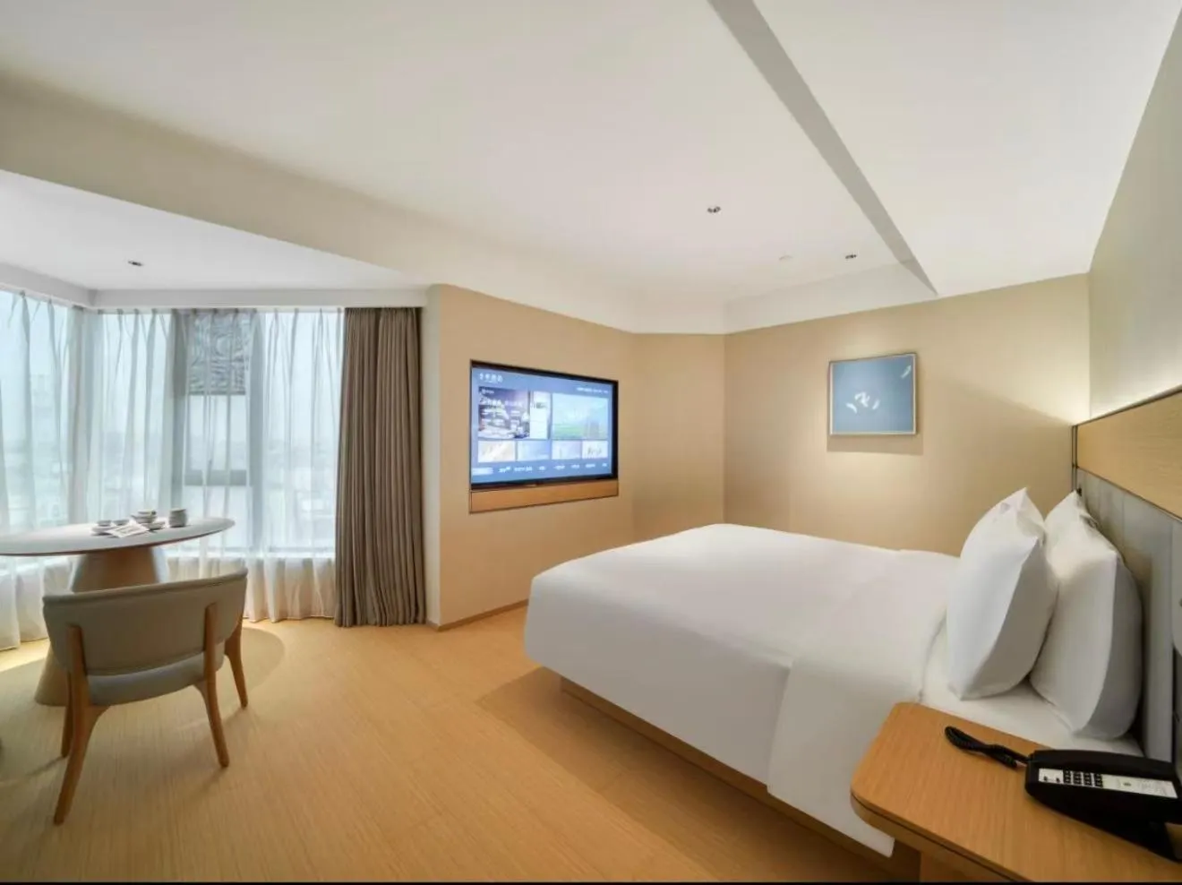 Bed in JI Hotel Shanghai Pudong Airport Chuansha Road