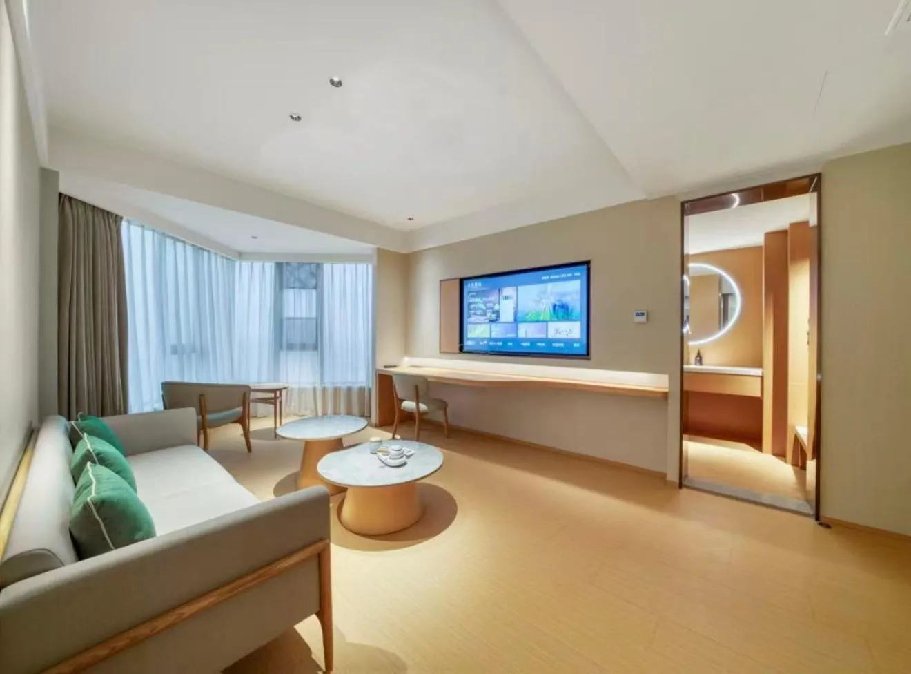 Seating area, Bed in JI Hotel Shanghai Pudong Airport Chuansha Road