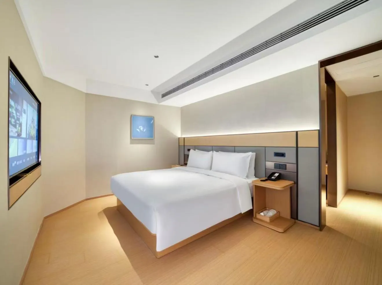 Bed in JI Hotel Shanghai Pudong Airport Chuansha Road