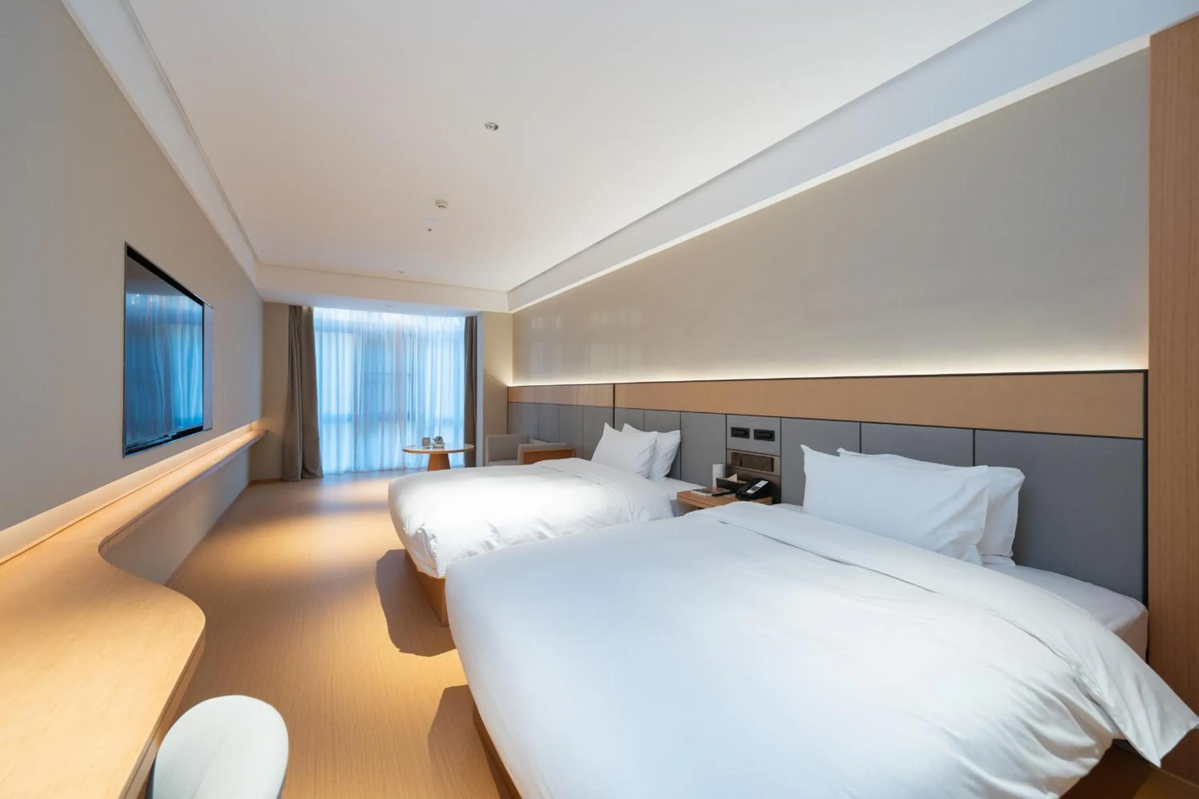 Bed in JI Hotel Guangzhou Panyu Chimelong Wanbo Center