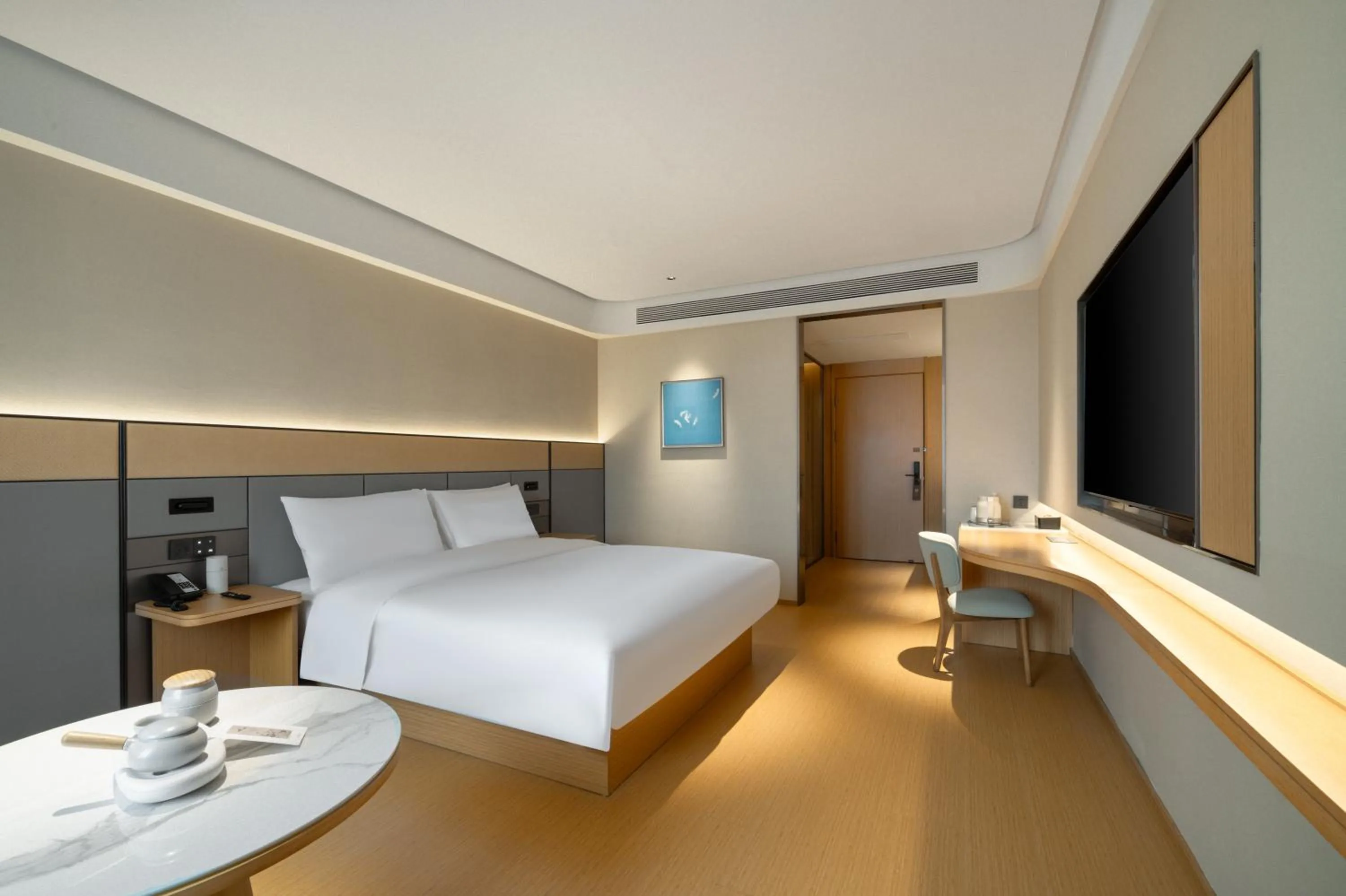 Property logo or sign, Bed in JI Hotel Guangzhou Liwan TCL Yunfeng Technology Park