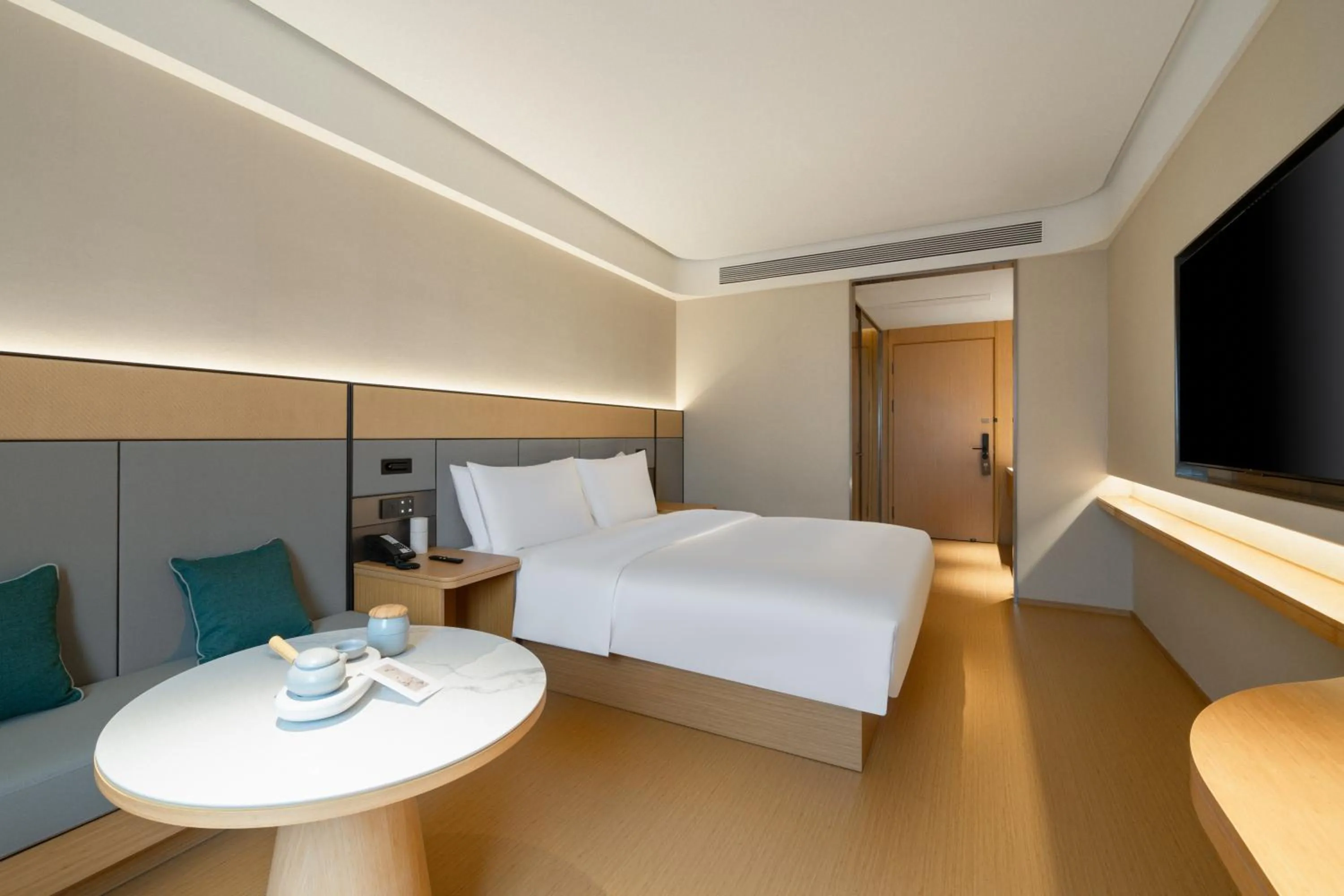 Bed in JI Hotel Guangzhou Liwan TCL Yunfeng Technology Park