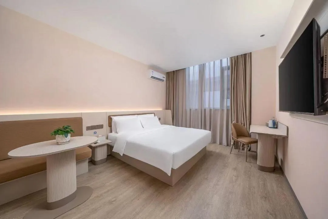 Bed in Hanting Hotel Shenzhen Shiyan Bus Station