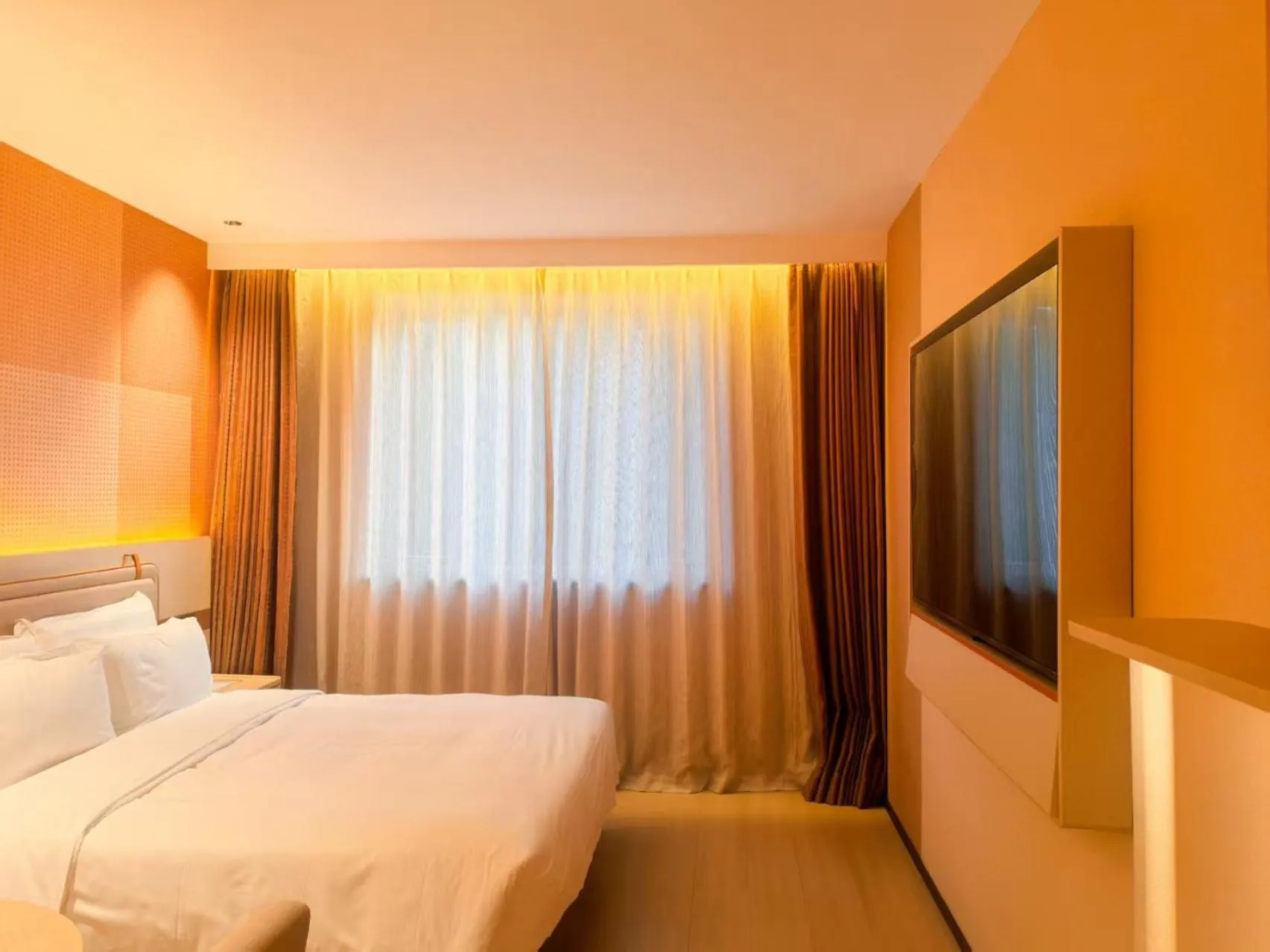 Bed in Orange Hotel Shanghai Xujiahui Damuqiao Road