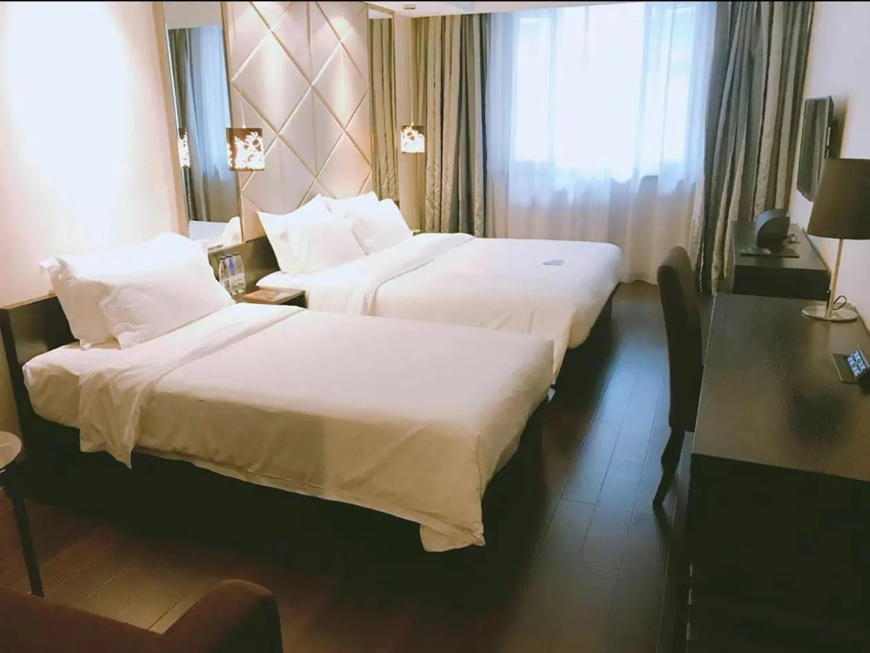 Bed in Orange Hotel Shanghai Xujiahui Damuqiao Road