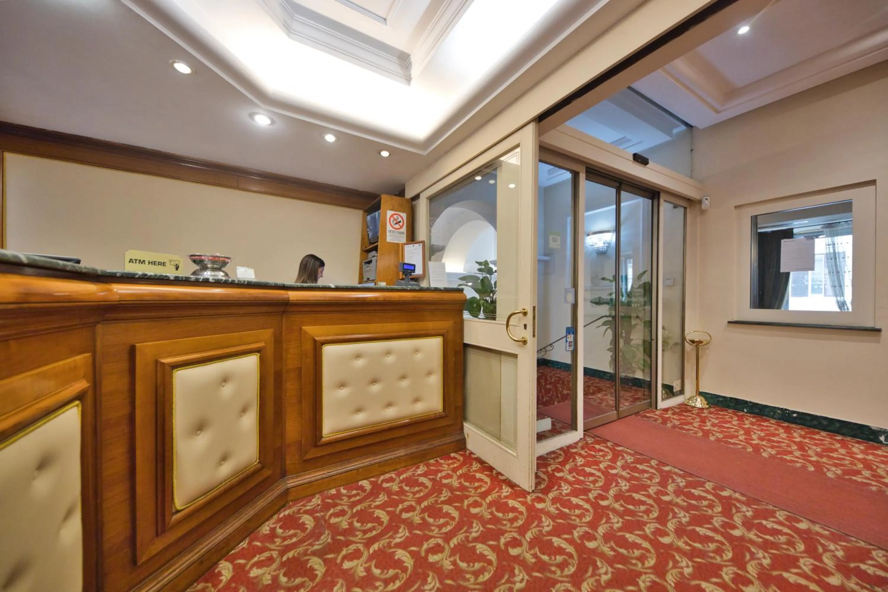 Lobby or reception in LH Hotel Andreotti