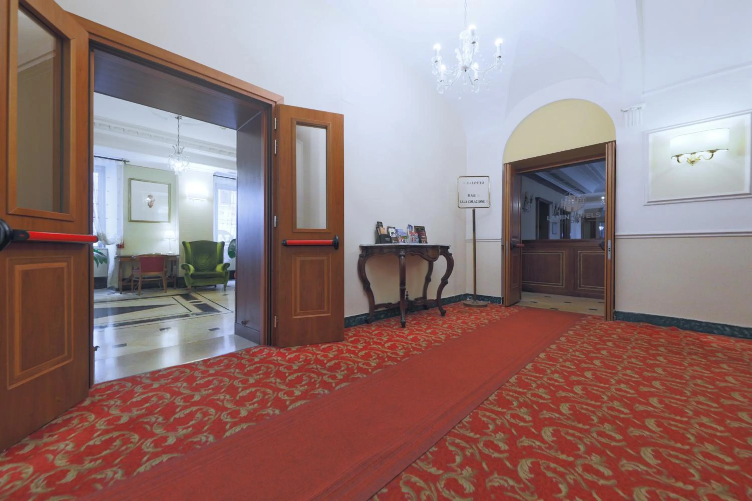 Lobby or reception in LH Hotel Andreotti