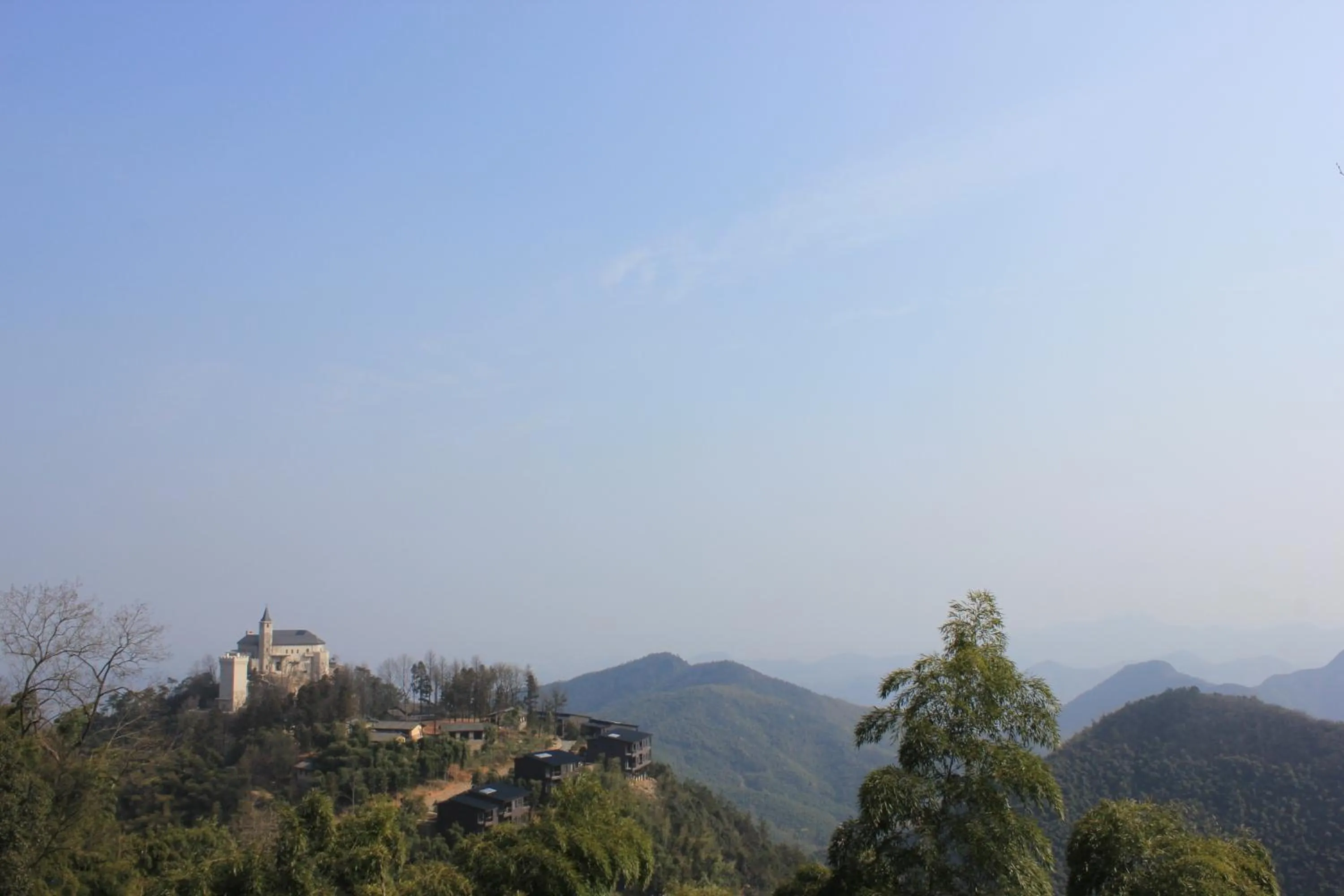 Natural landscape in Moganshan Pinhouwu Hotel