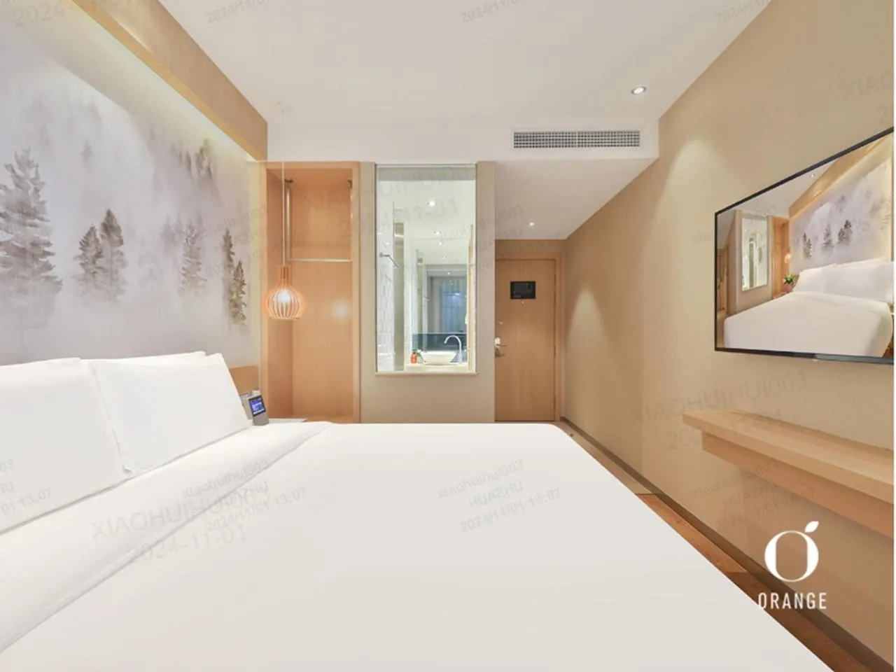 Bed in Orange Hotel Beijing Qianmen Street