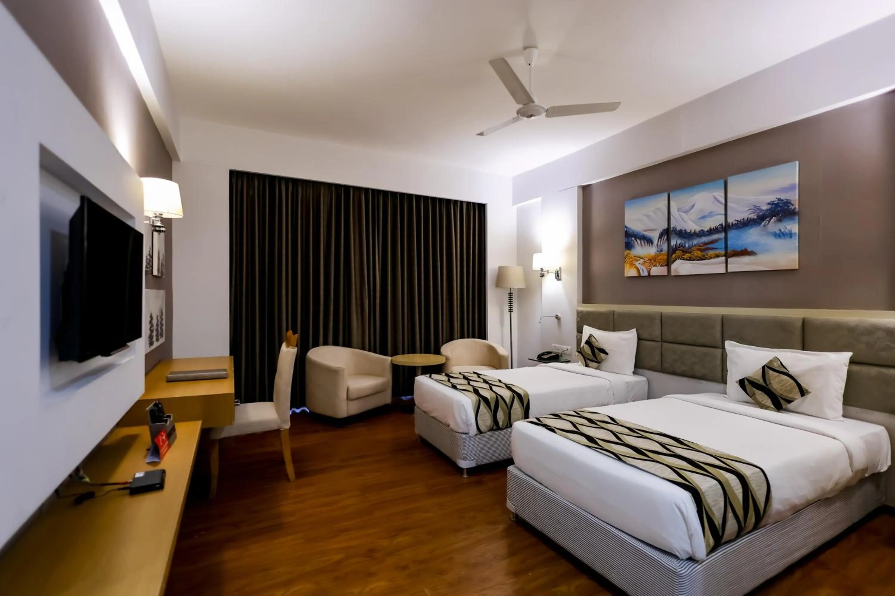 Bedroom, Bed in Ramada by Wyndham Bodh Gaya Mahabodhi