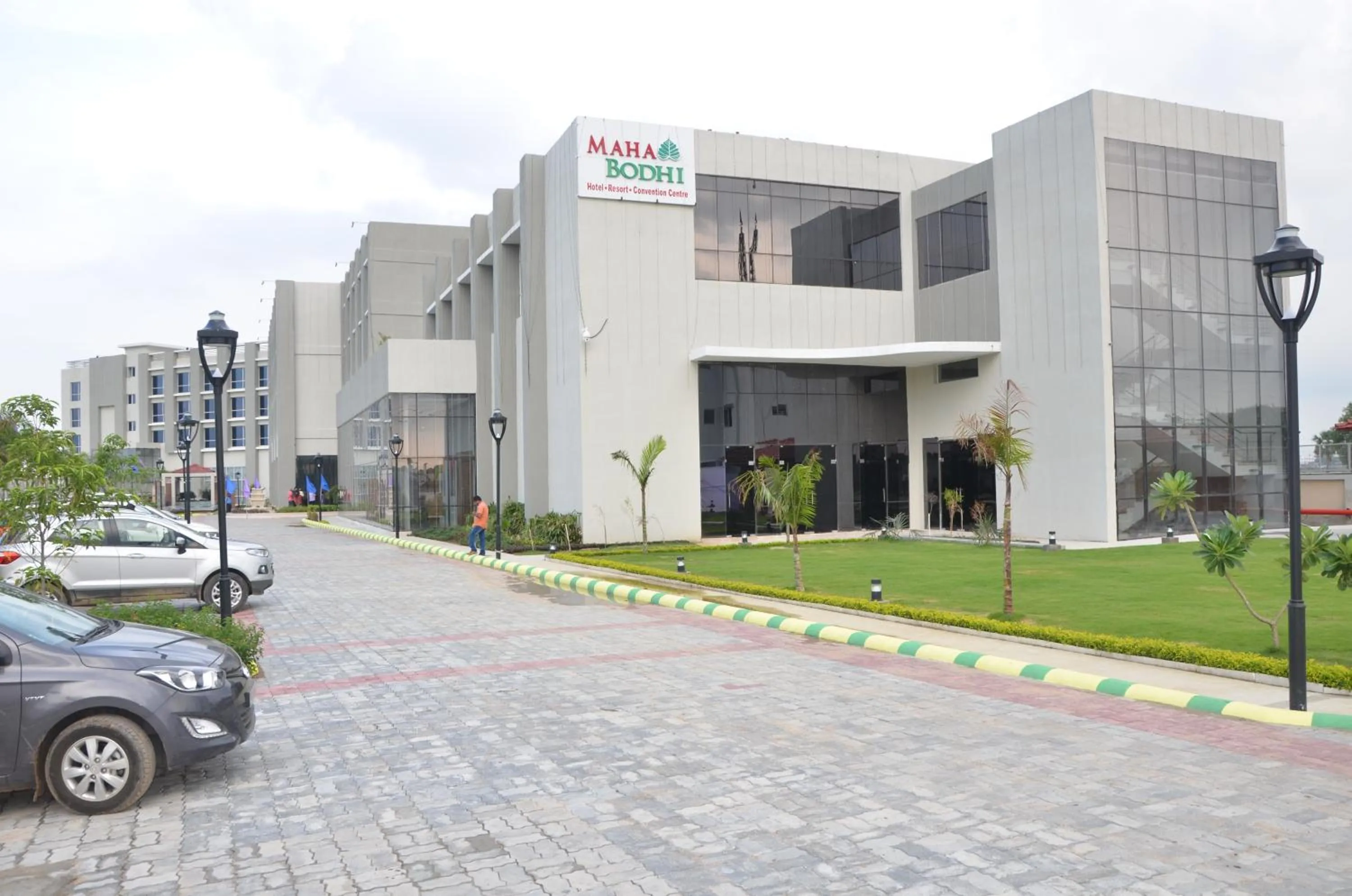 Facade/entrance in Maha Bodhi Hotel.Resort.Convention Centre