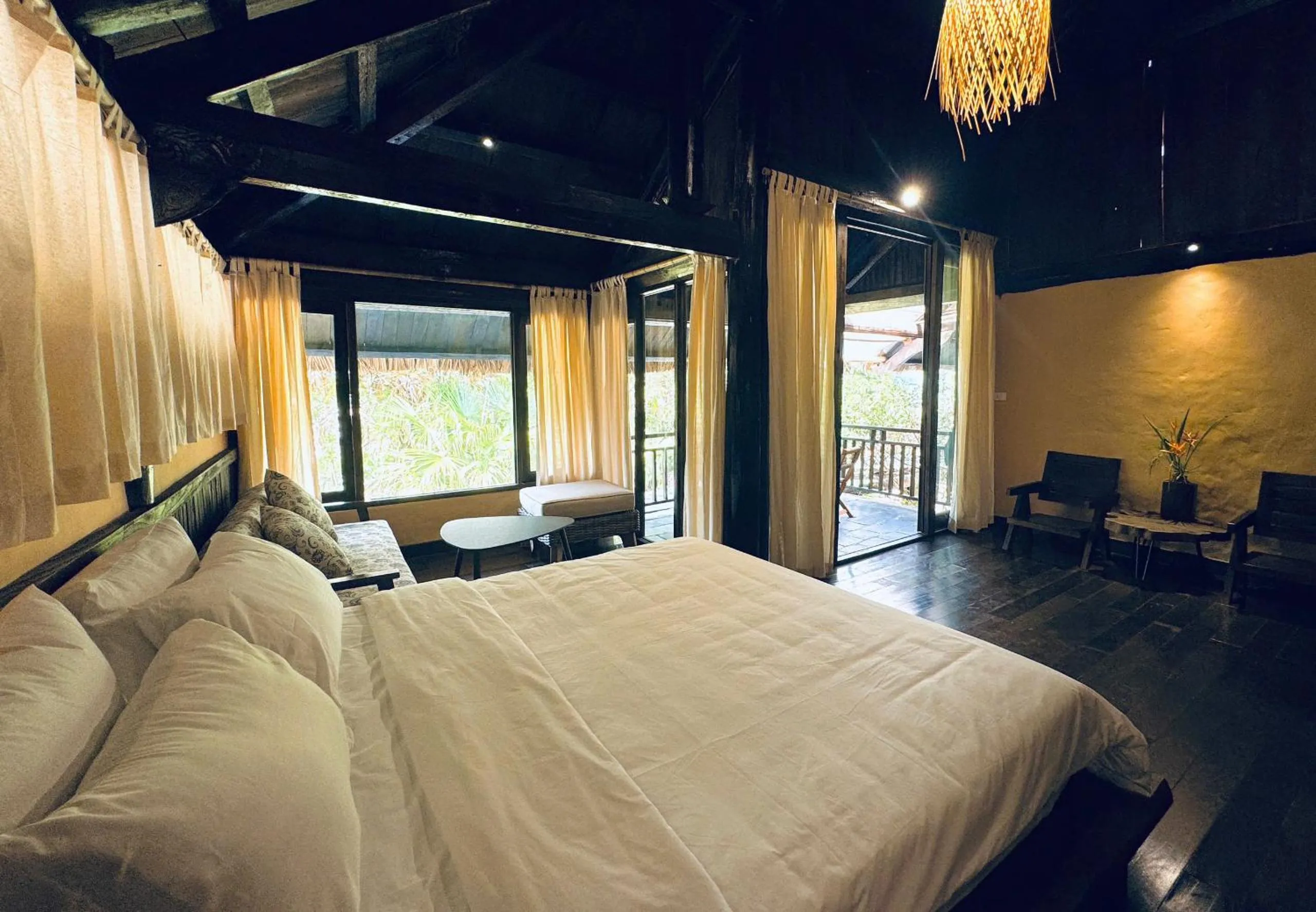 Bed in Cọ Retreat Da Bac