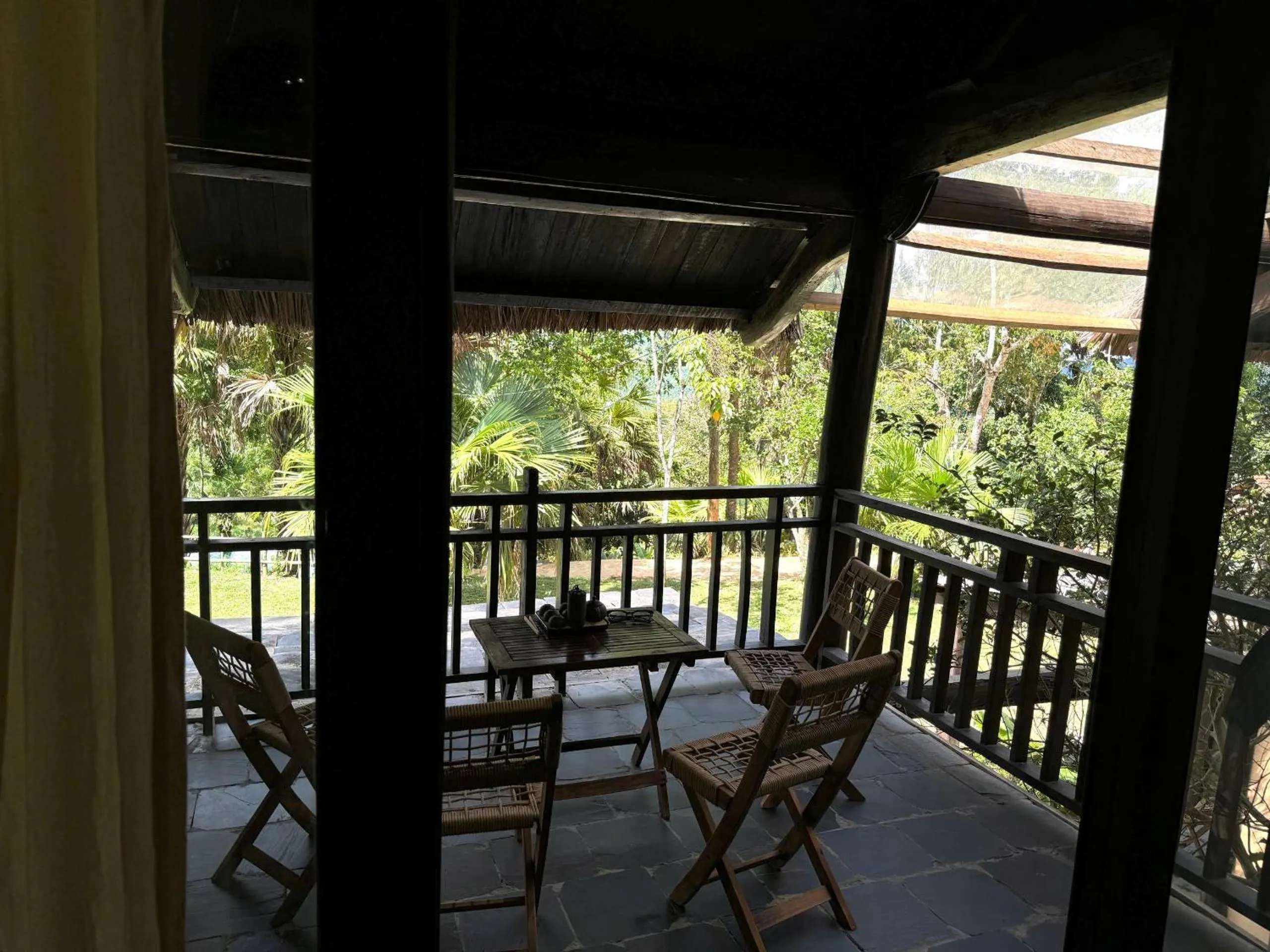 Balcony/Terrace in Cọ Retreat Da Bac