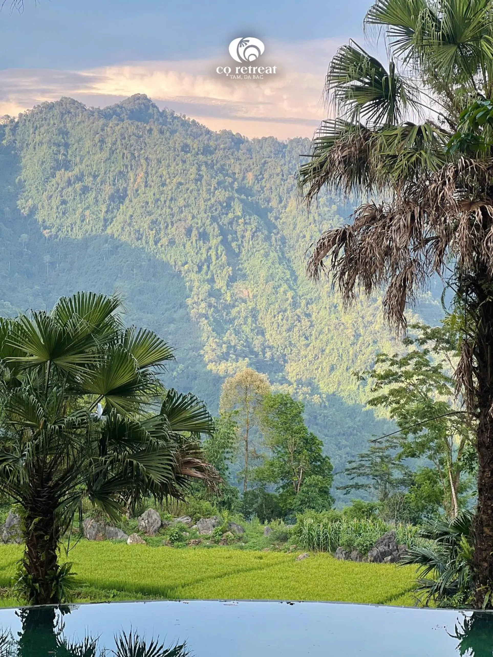 Mountain view in Cọ Retreat Da Bac