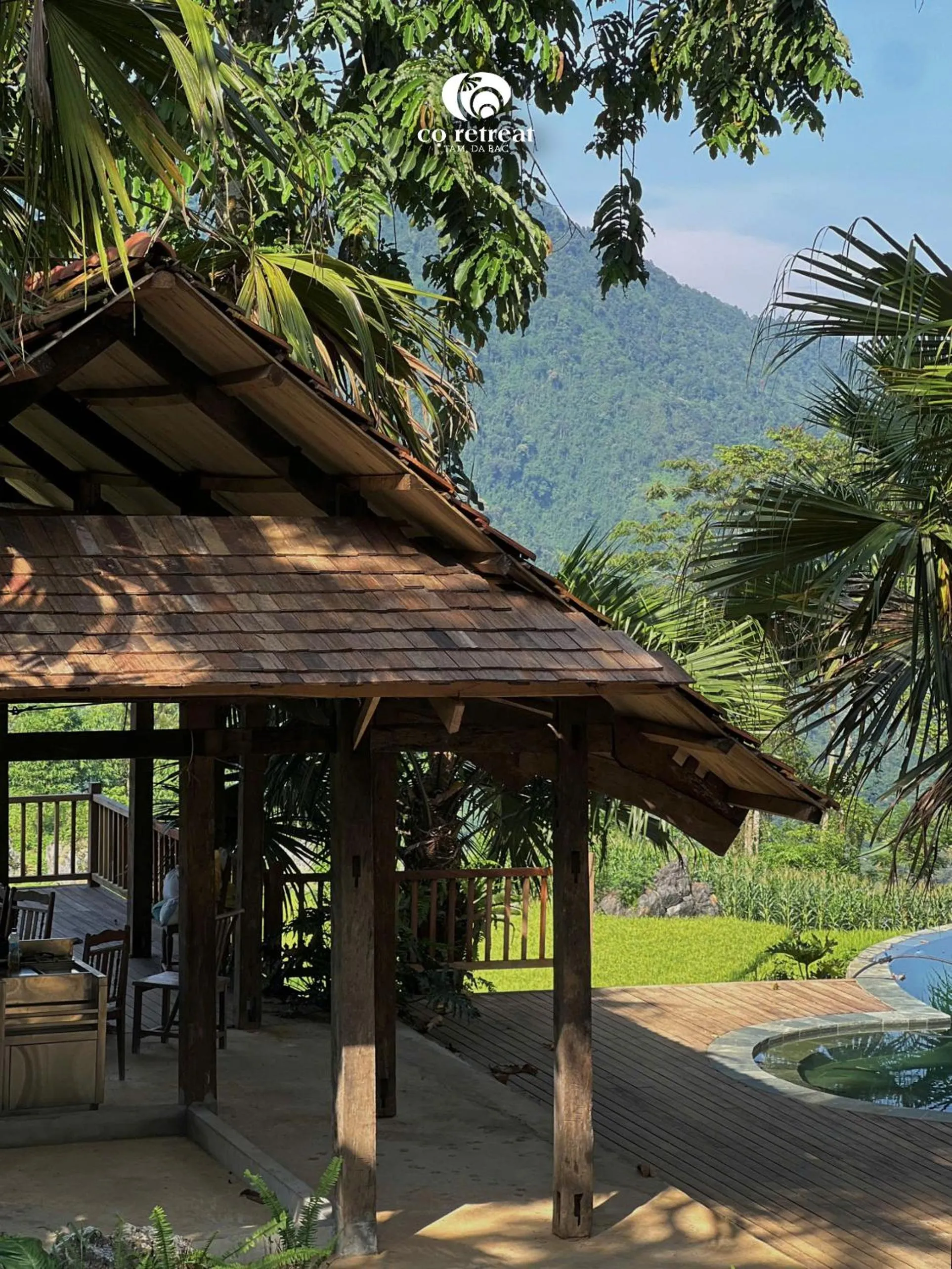 Property building in Cọ Retreat Da Bac