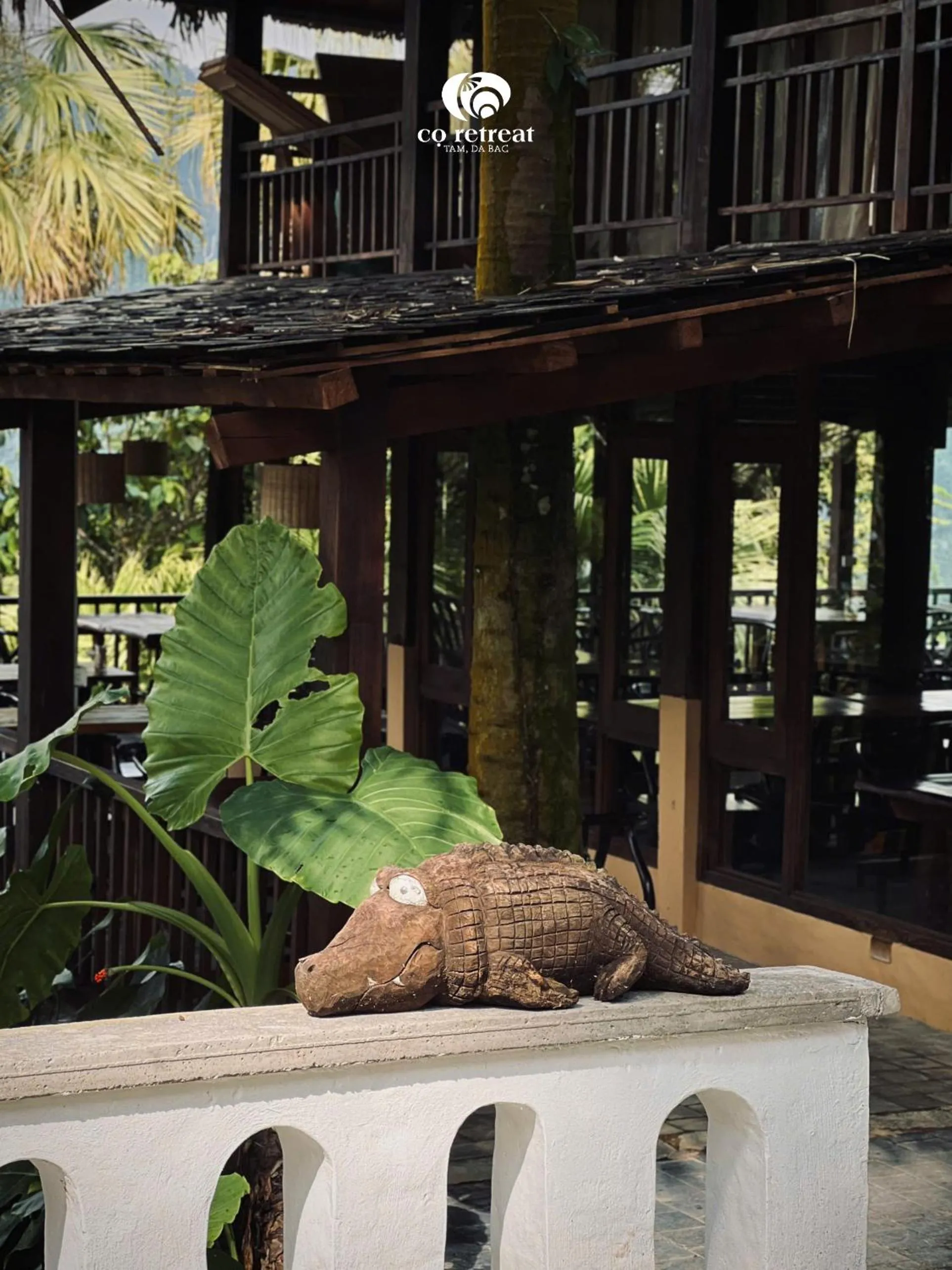 Balcony/Terrace in Cọ Retreat Da Bac