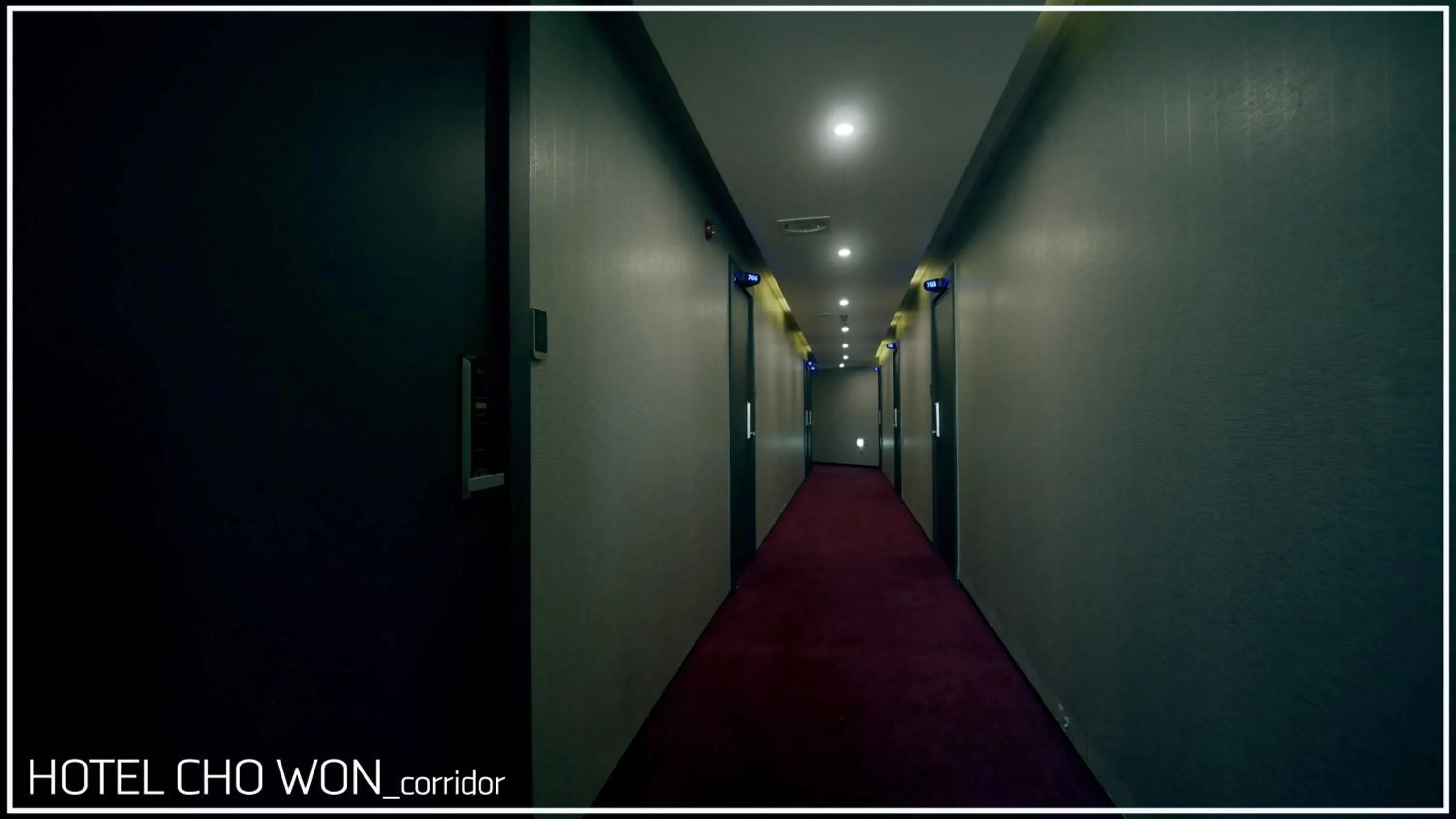 Text overlay in Hotel Chowon