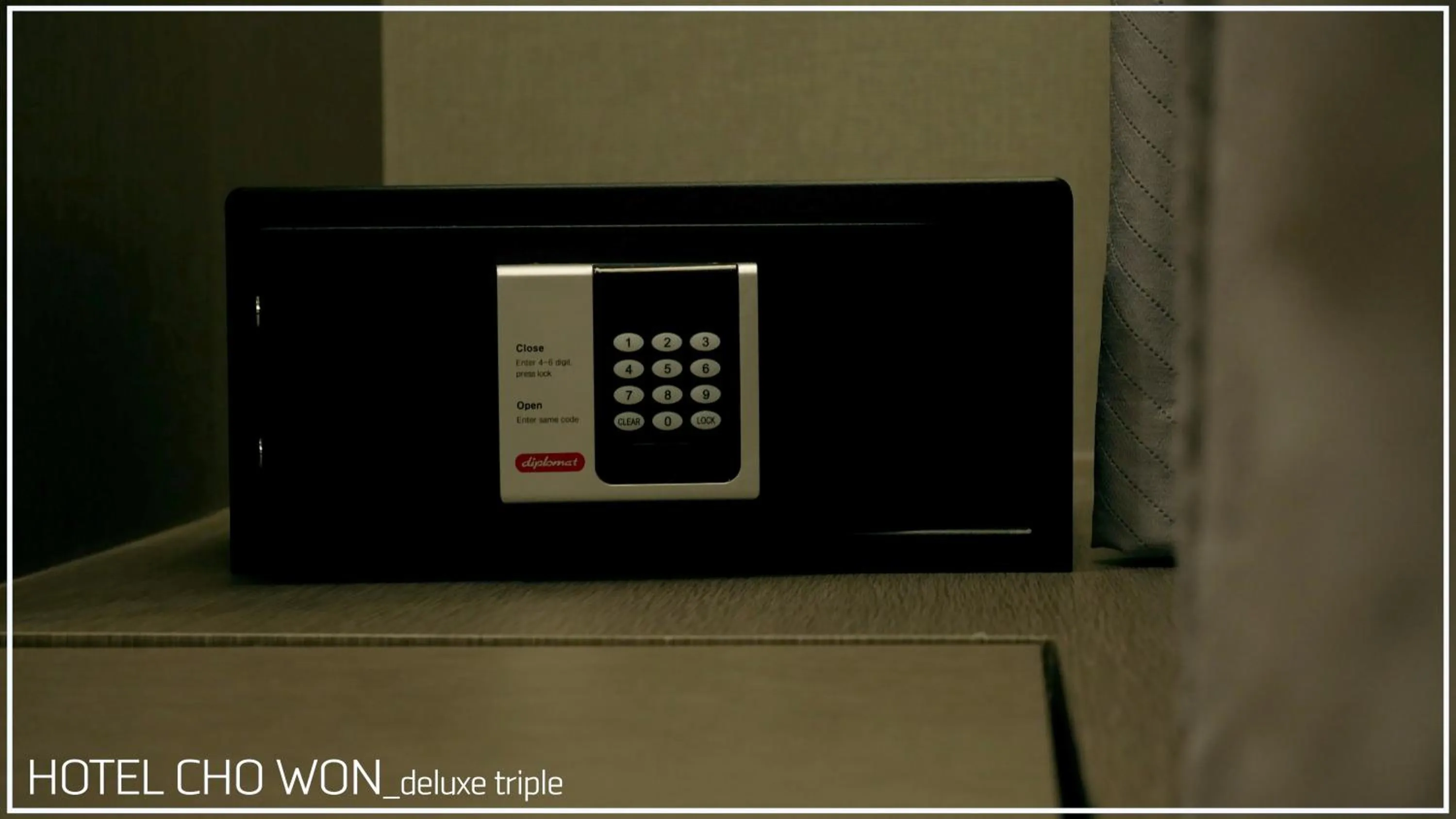 safe in Hotel Chowon