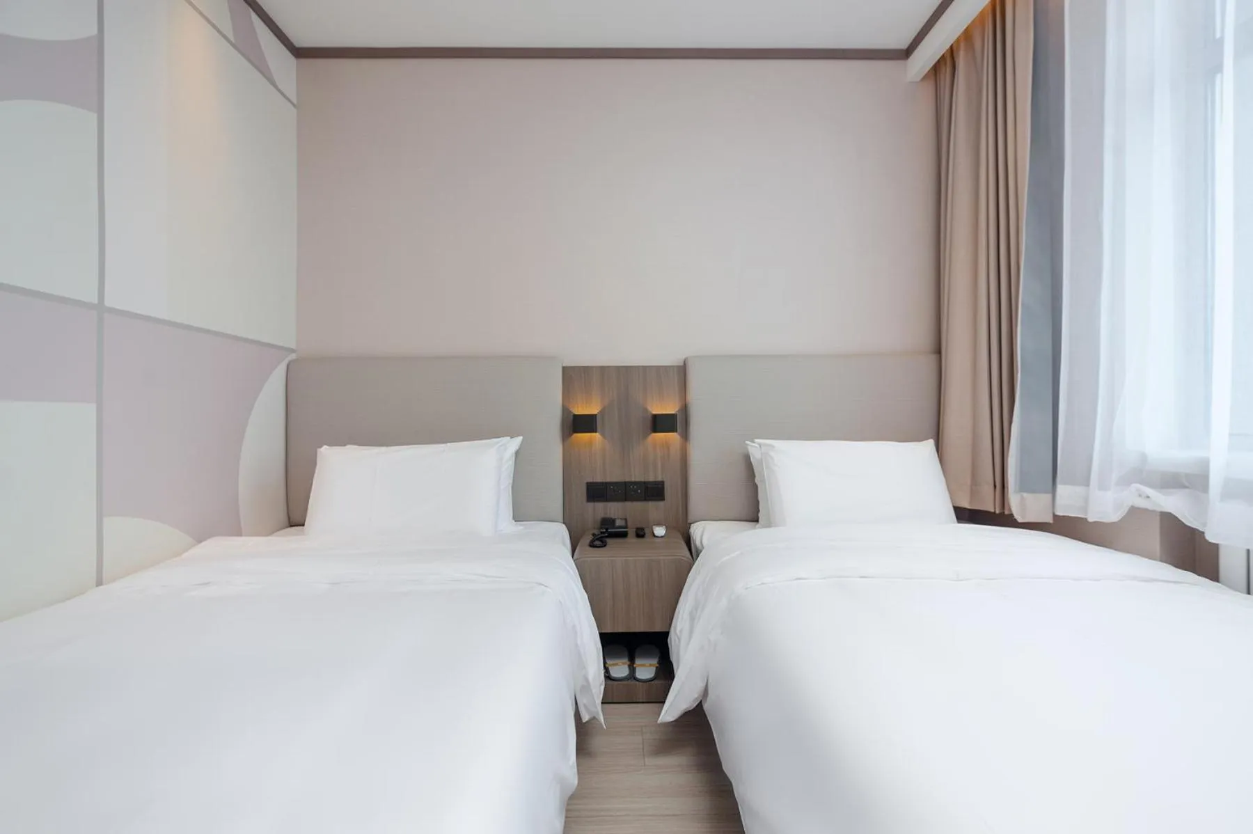 Bed in Hanting Hotel Beijing Changping Shahe Gonghuacheng