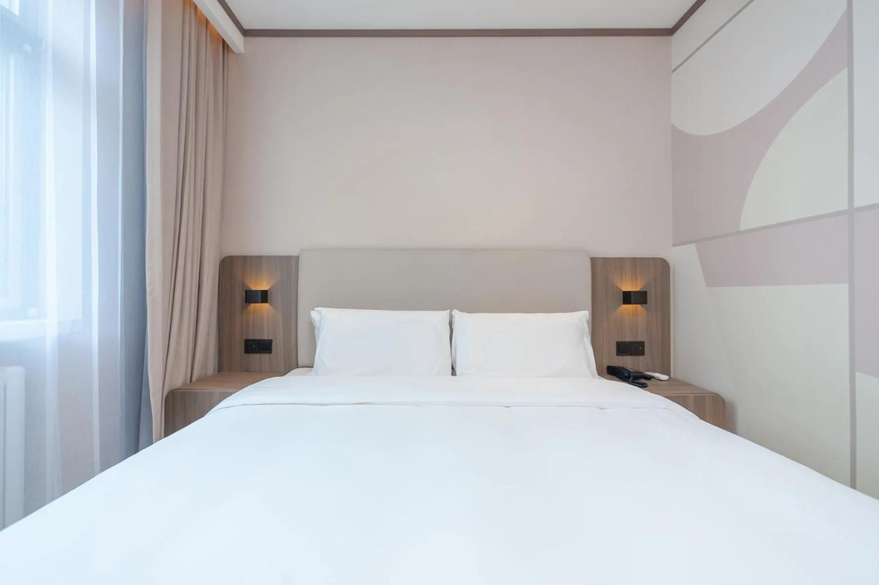 Bed in Hanting Hotel Beijing Changping Shahe Gonghuacheng