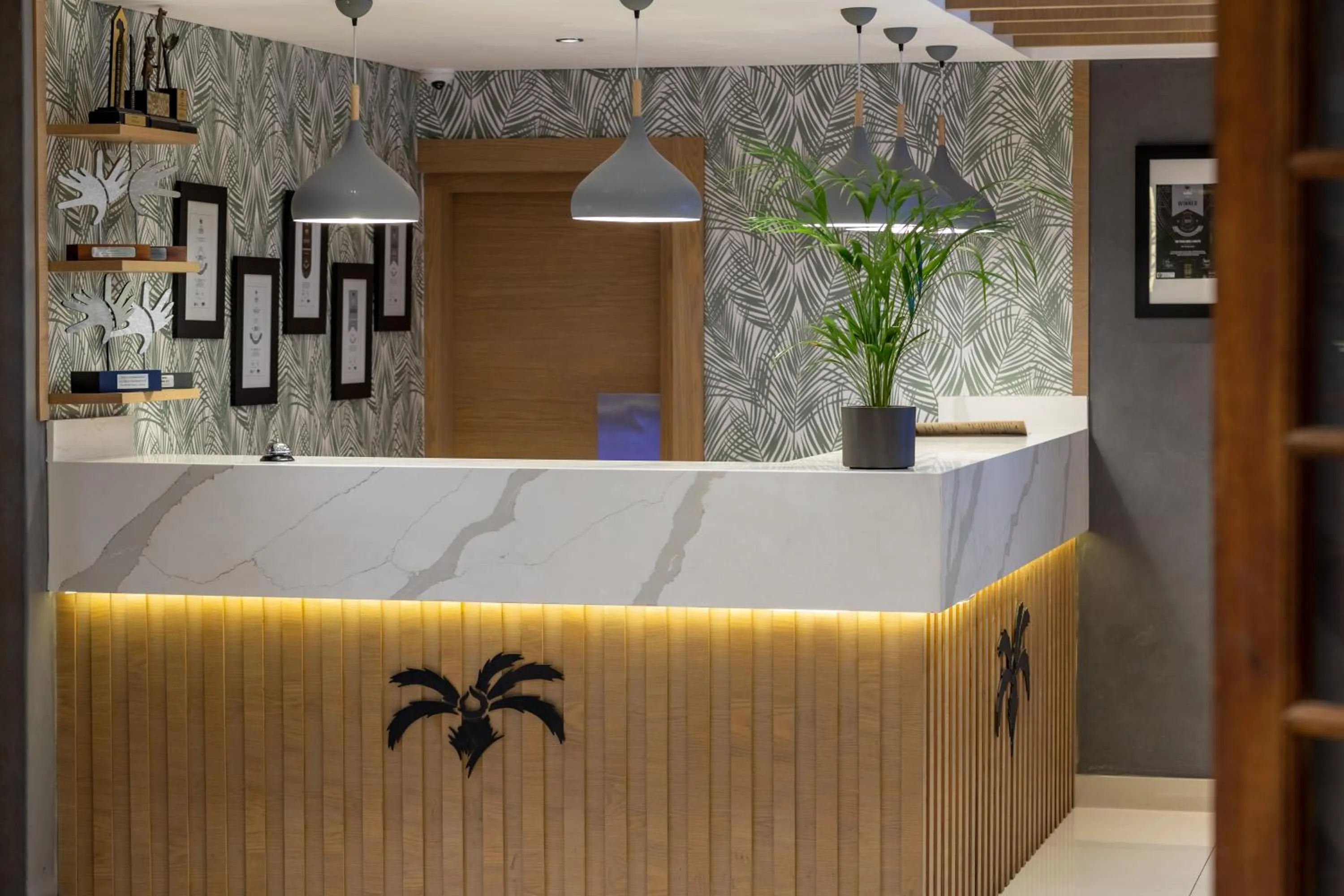 Lobby or reception in The Cycad Lodge & Chalets