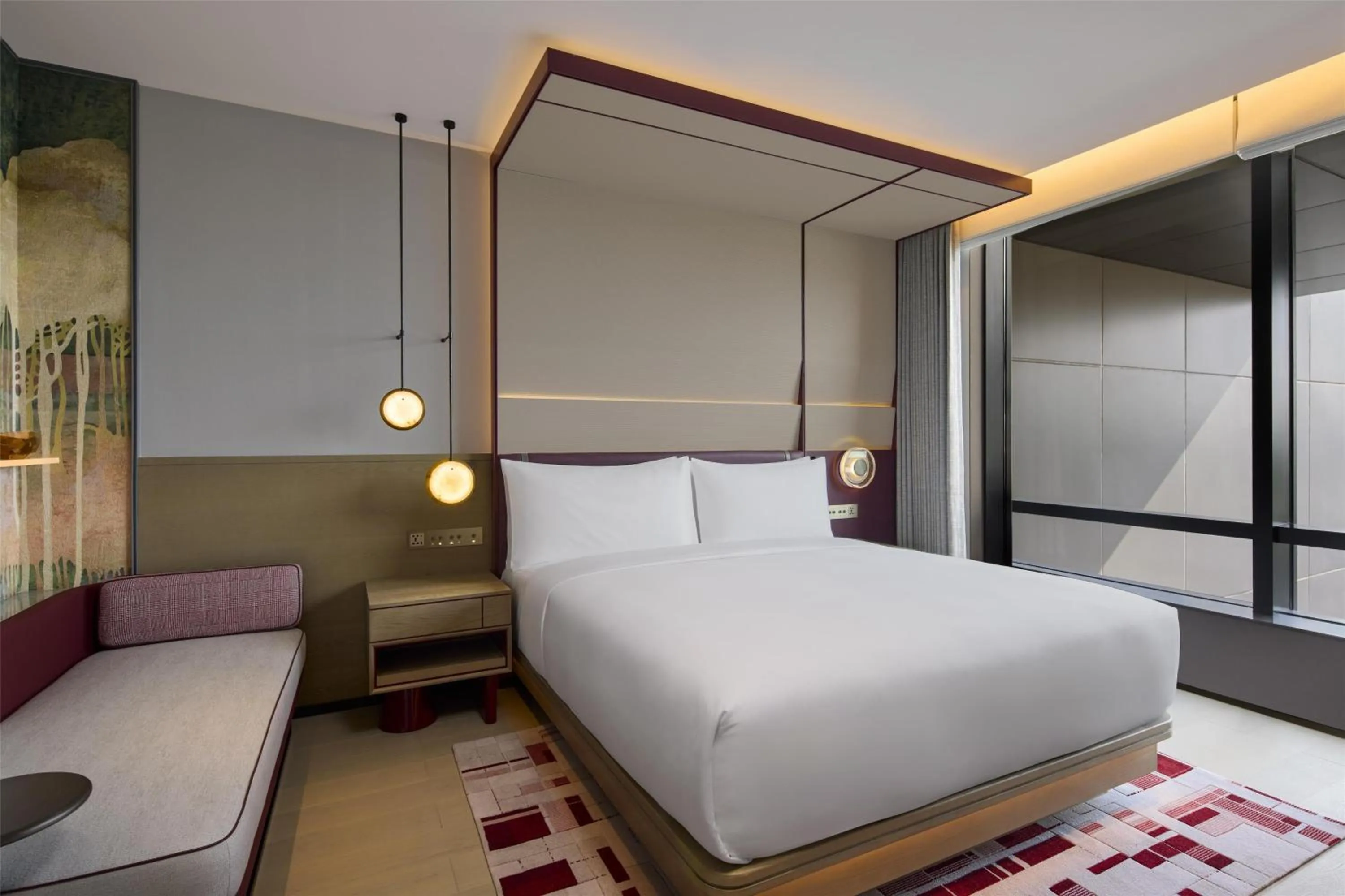 Bed in Canopy By Hilton Shanghai Belfry Plaza