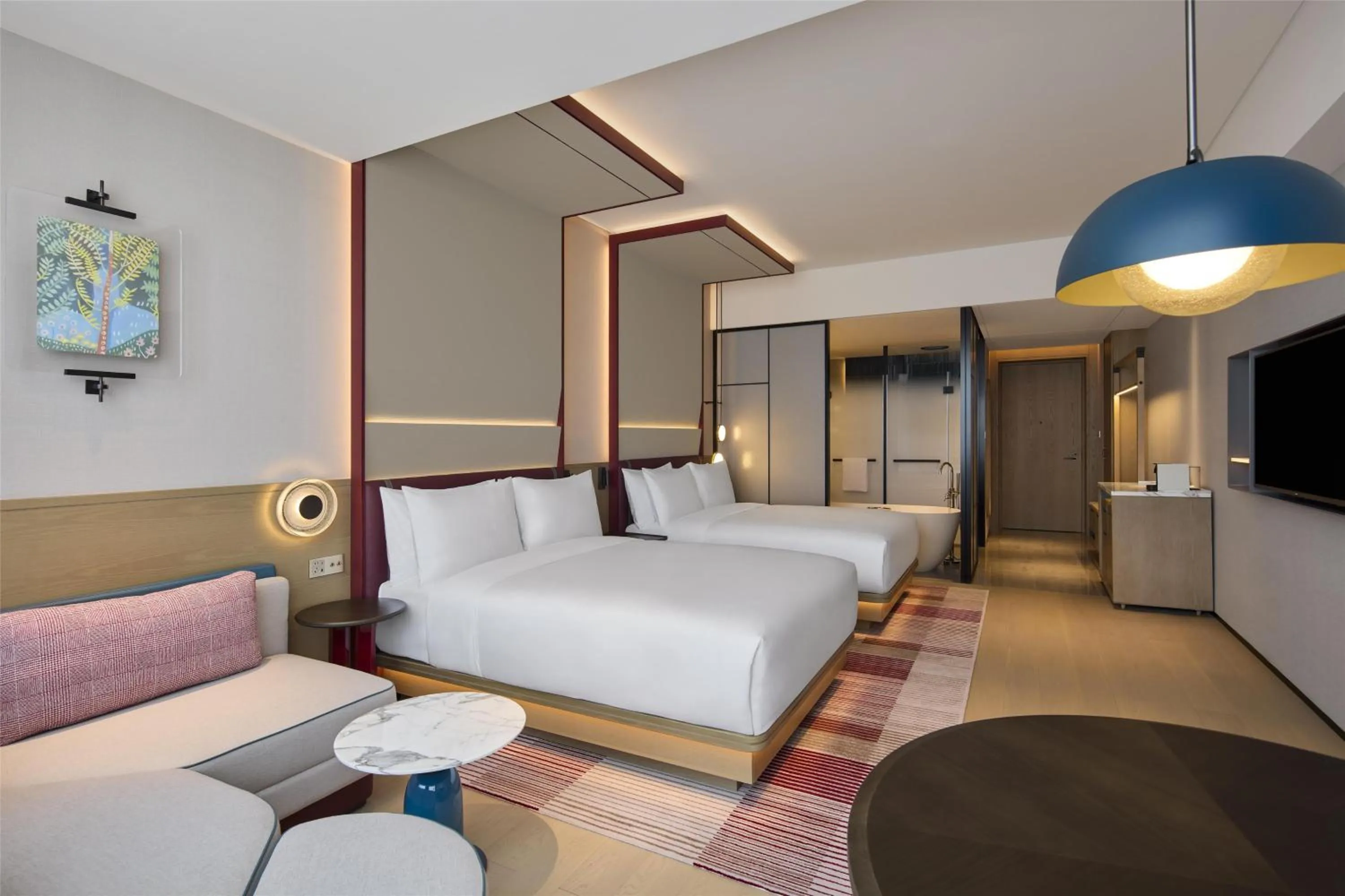 Bed in Canopy By Hilton Shanghai Belfry Plaza