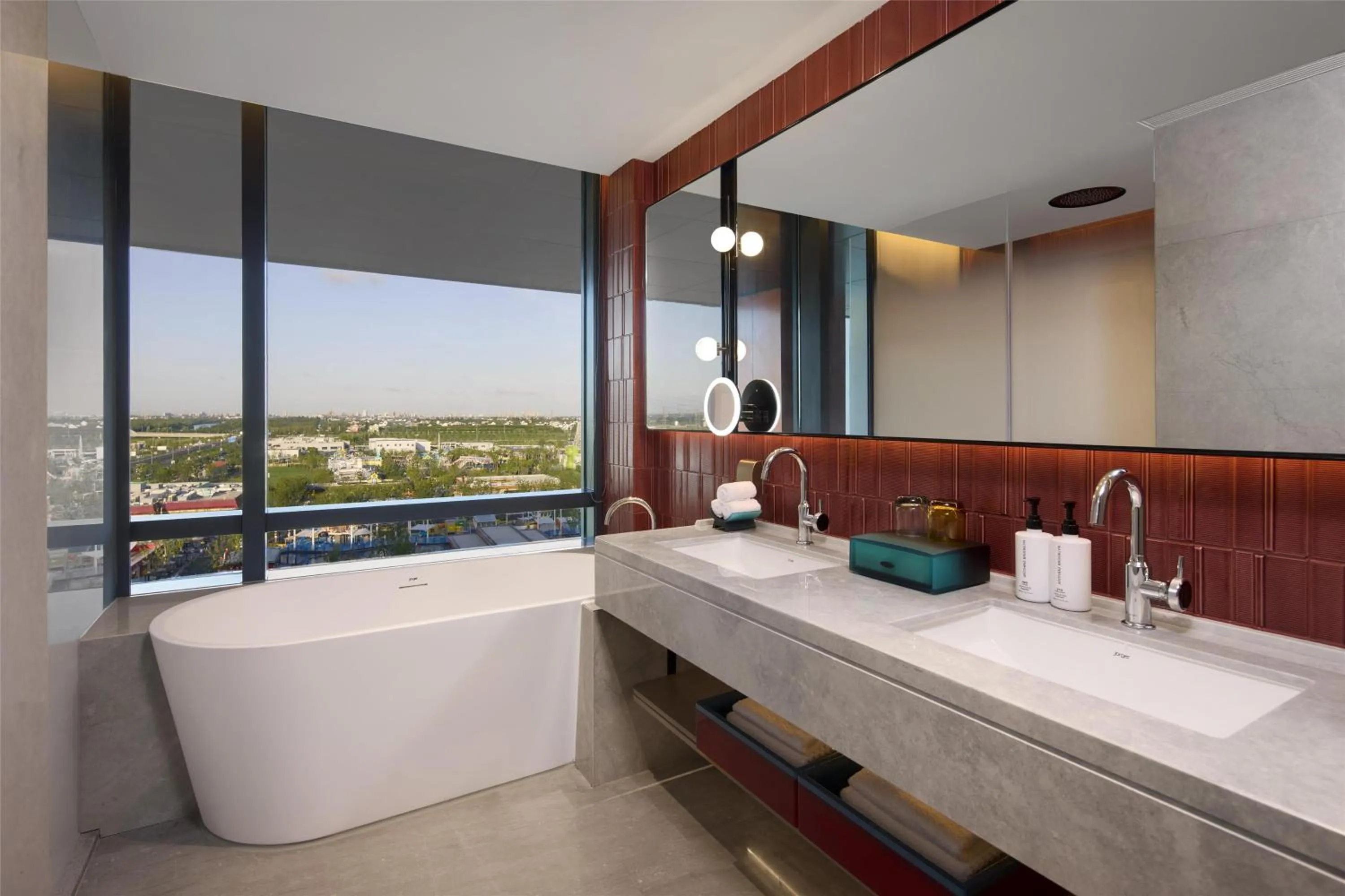 Bathroom in Canopy By Hilton Shanghai Belfry Plaza