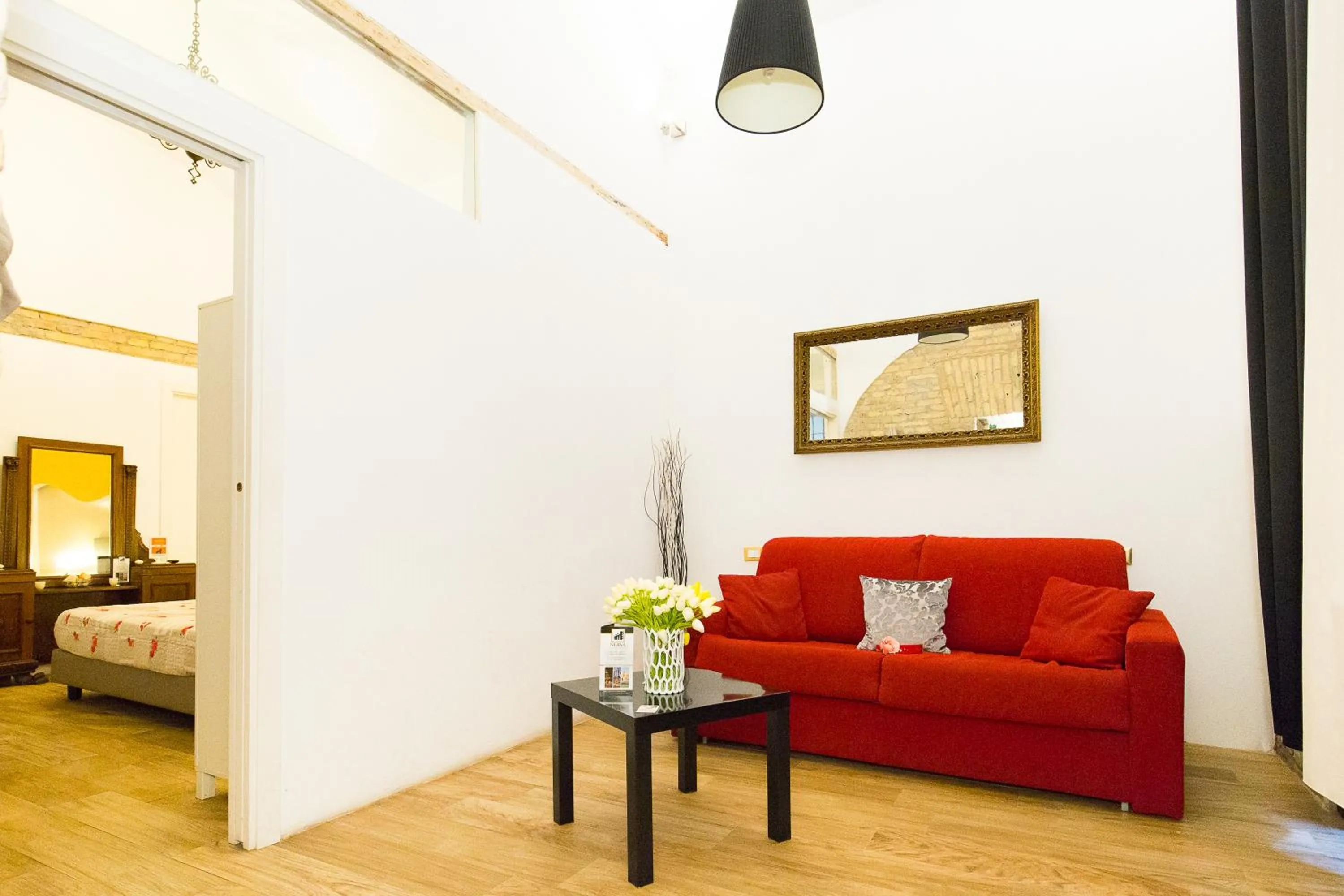 Bed in Nerva Accommodation Cavour