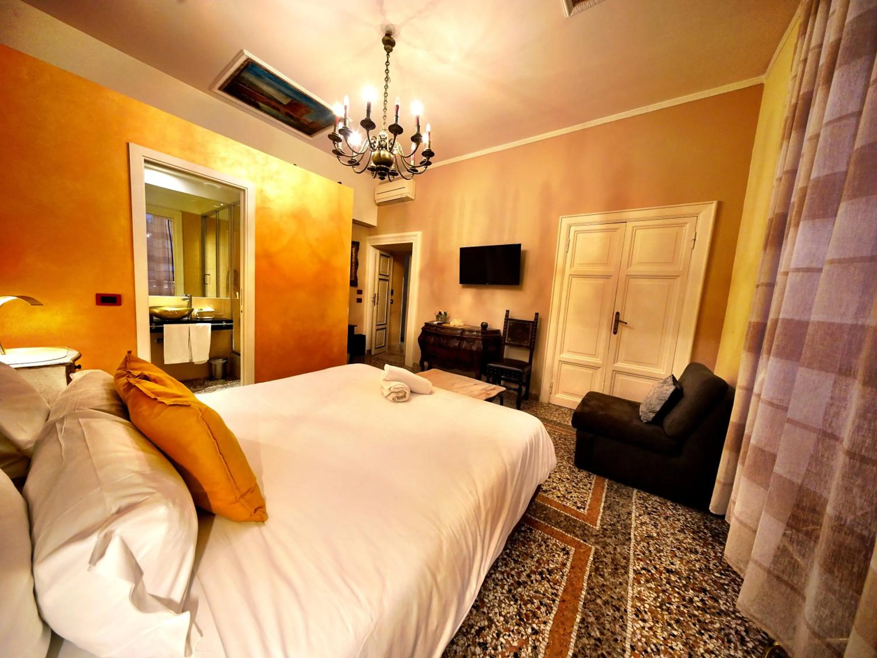 Bed in Nerva Accommodation Cavour