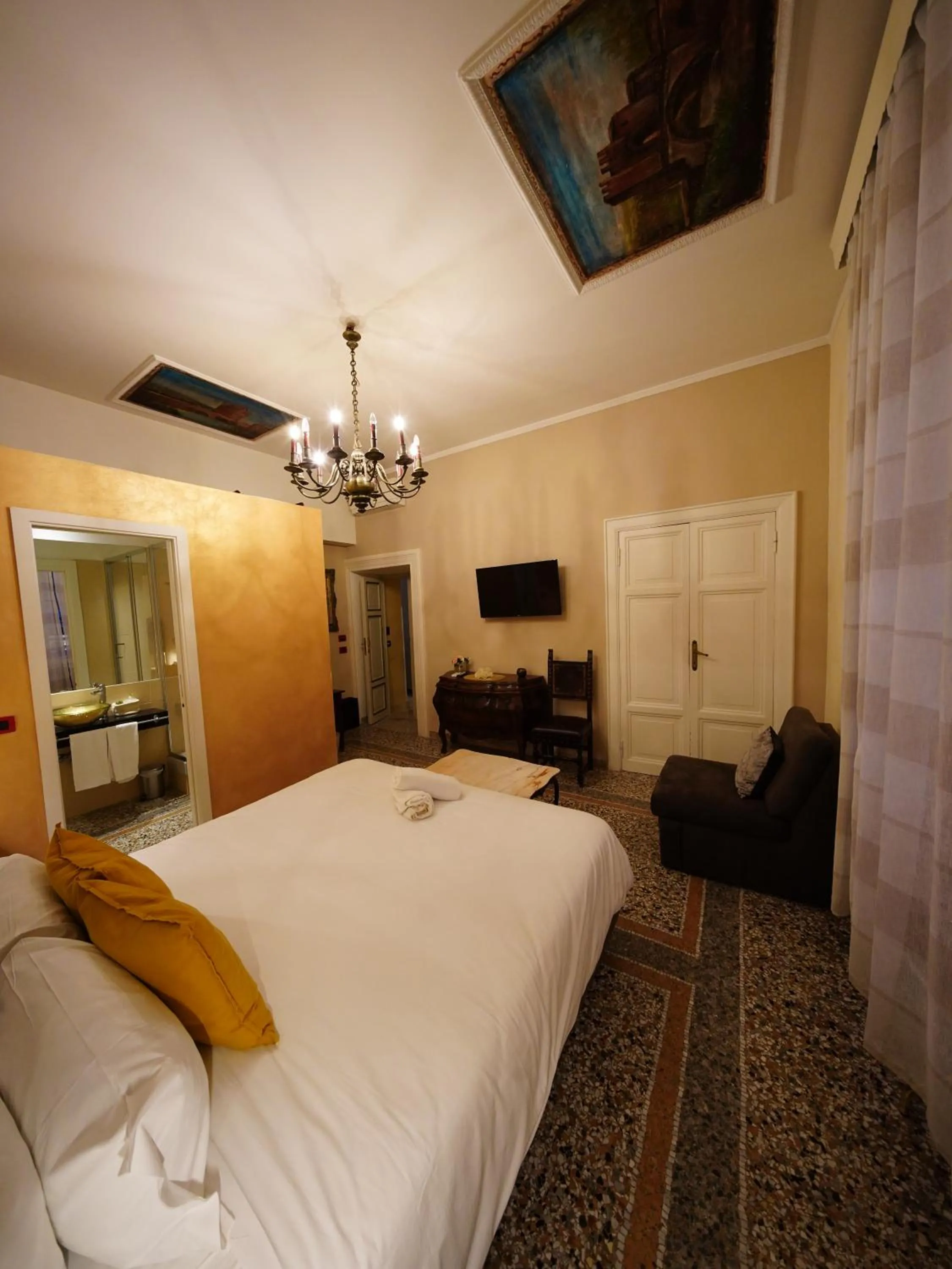 Bed in Nerva Accommodation Cavour