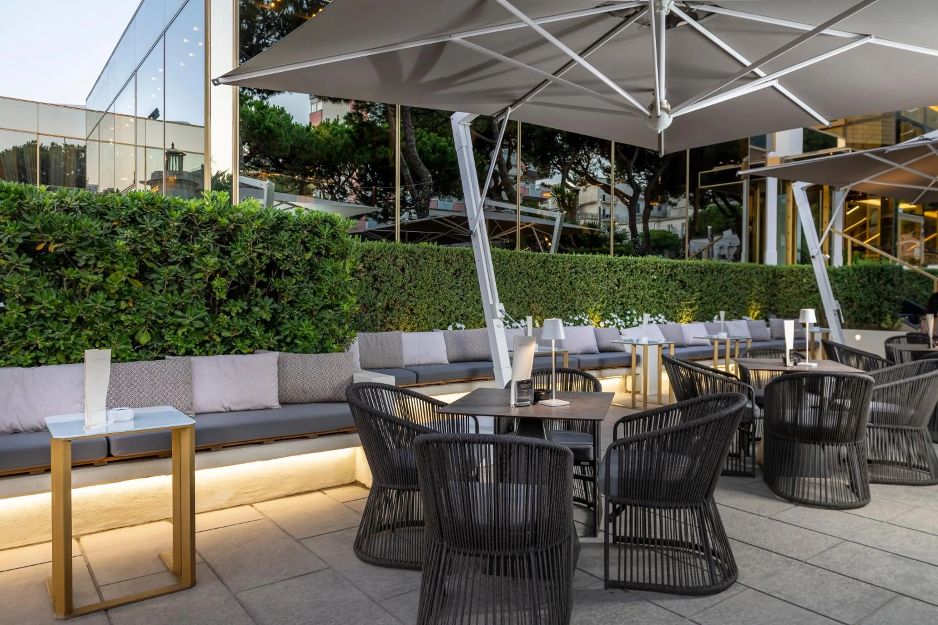 Patio in Hotel Ambasciatori