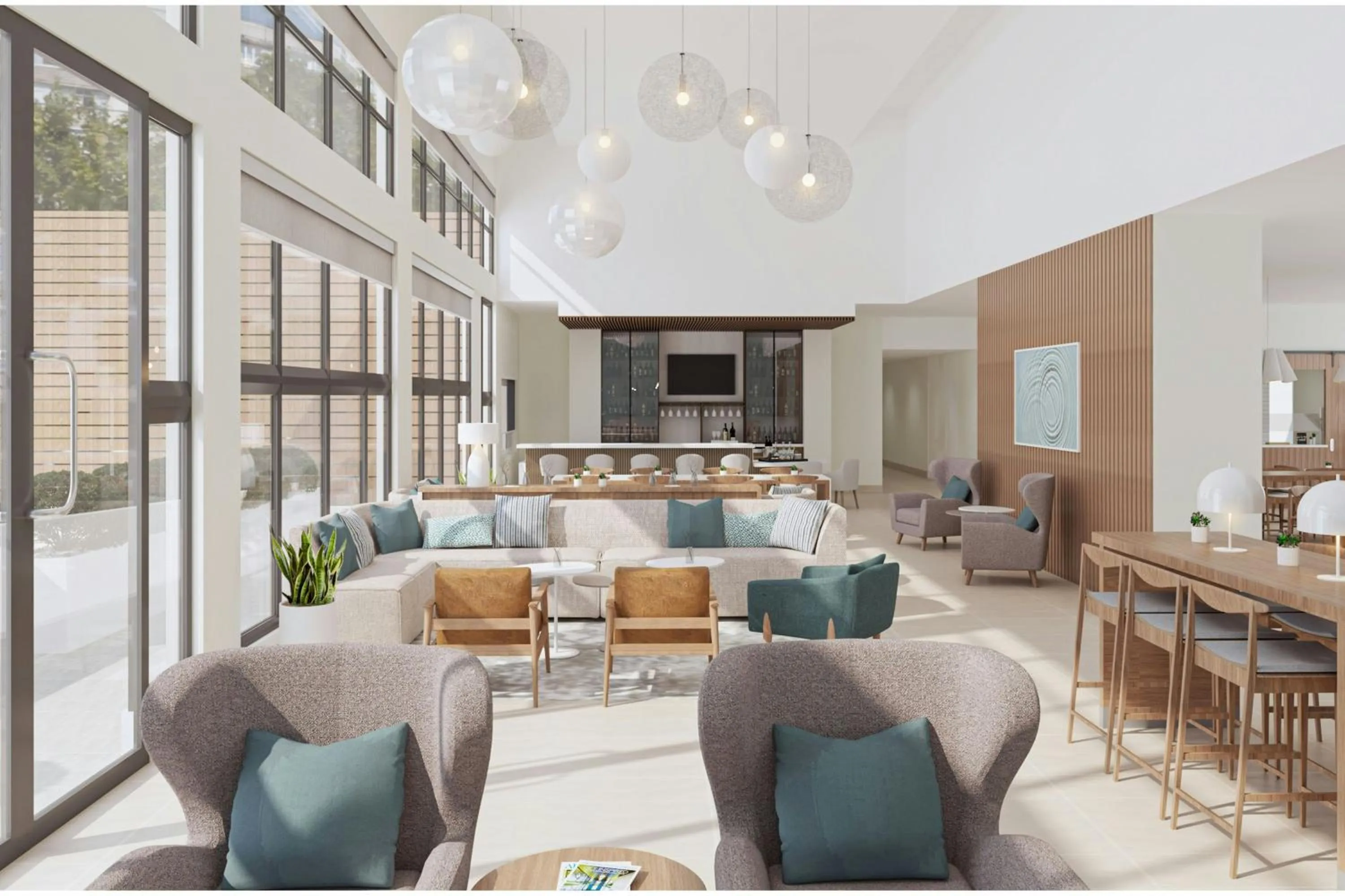 Lobby or reception in Element Opelika Auburn