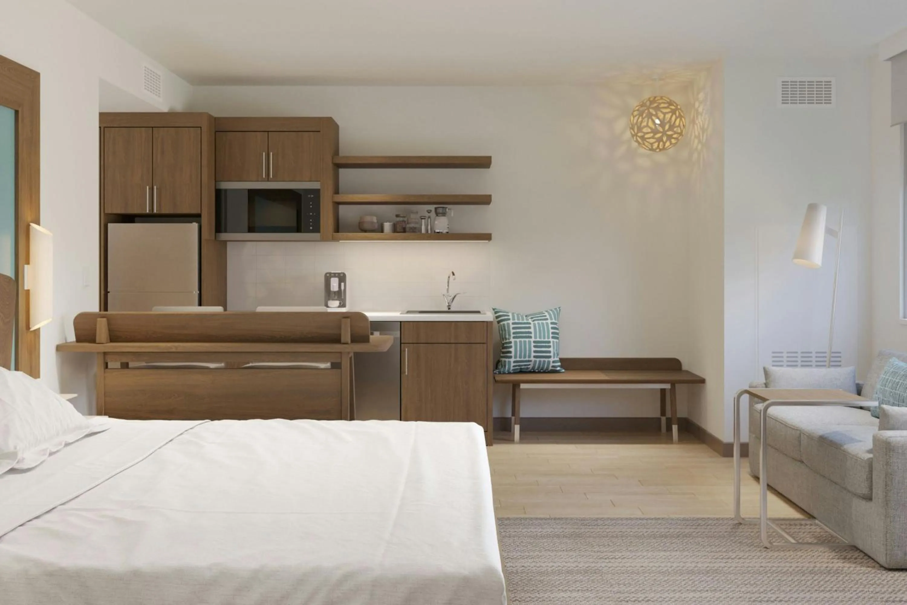 Bedroom, Bed in Element Opelika Auburn