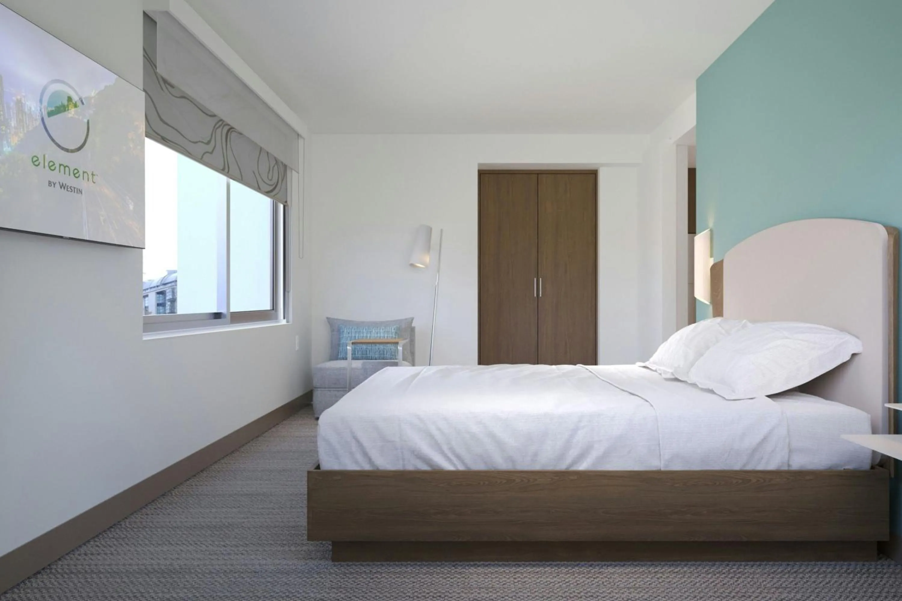 Bedroom, Bed in Element Opelika Auburn