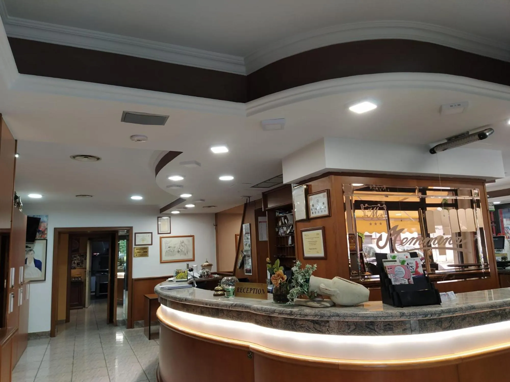 Lobby or reception in Hotel Residence Memmina
