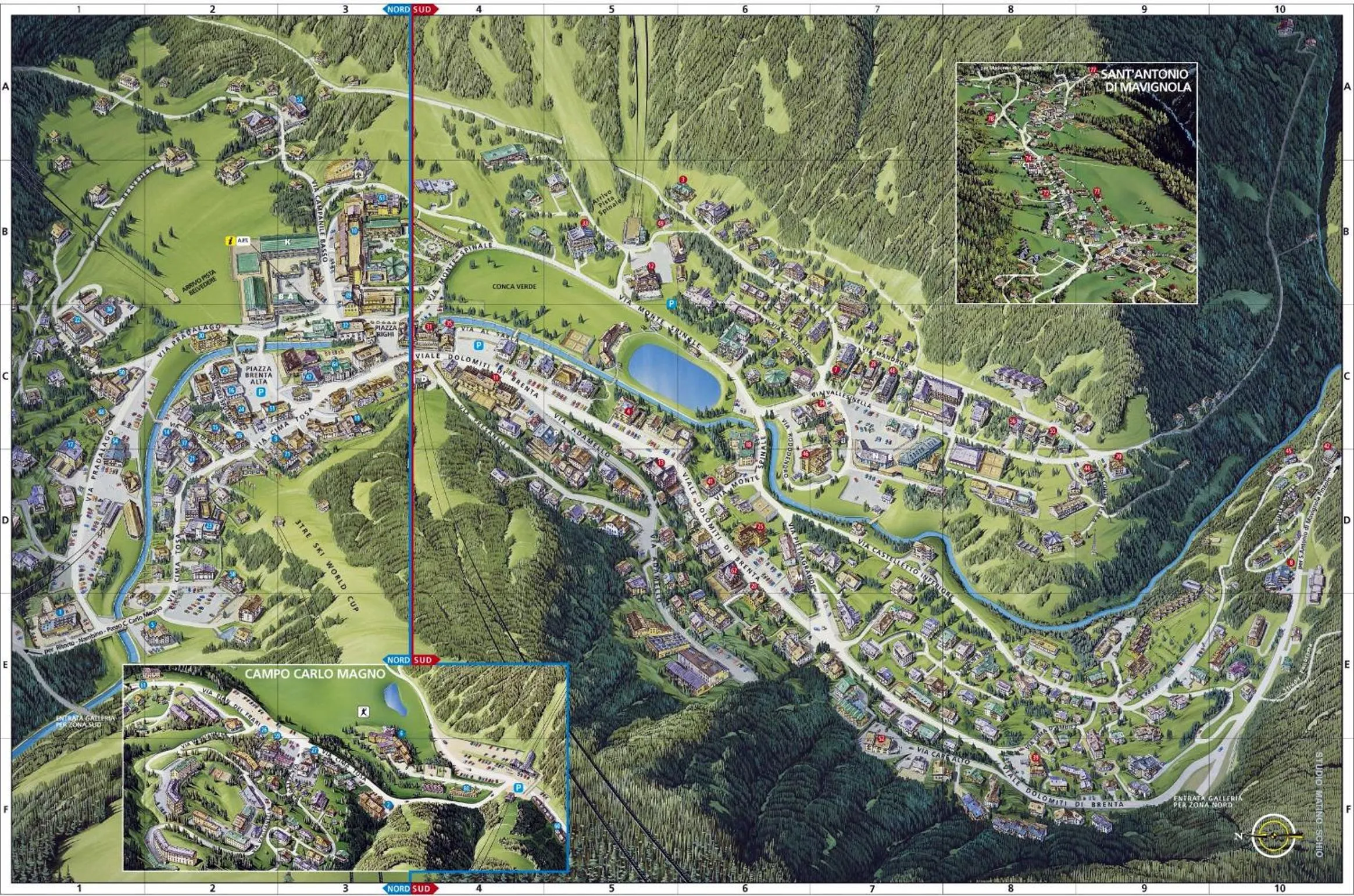 Decorative detail in Hotel Ariston ***S