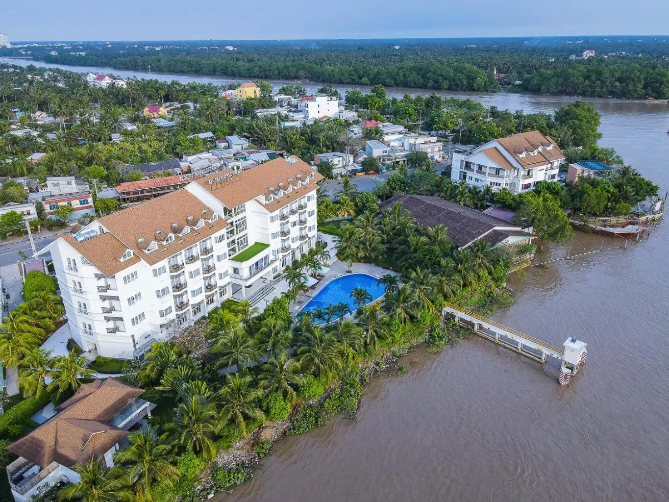 Property building in Ben Tre Riverside Resort