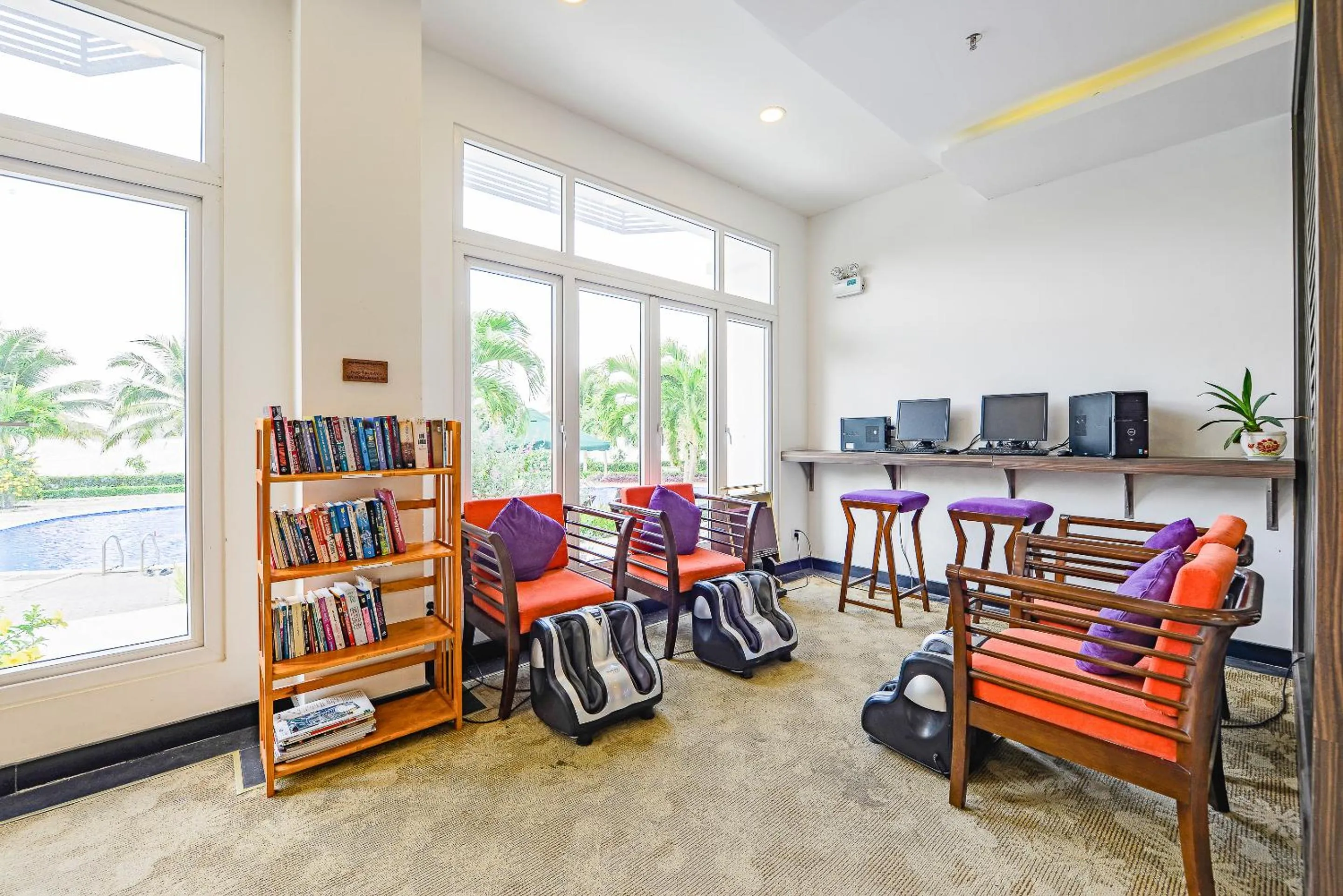 Seating area in Ben Tre Riverside Resort