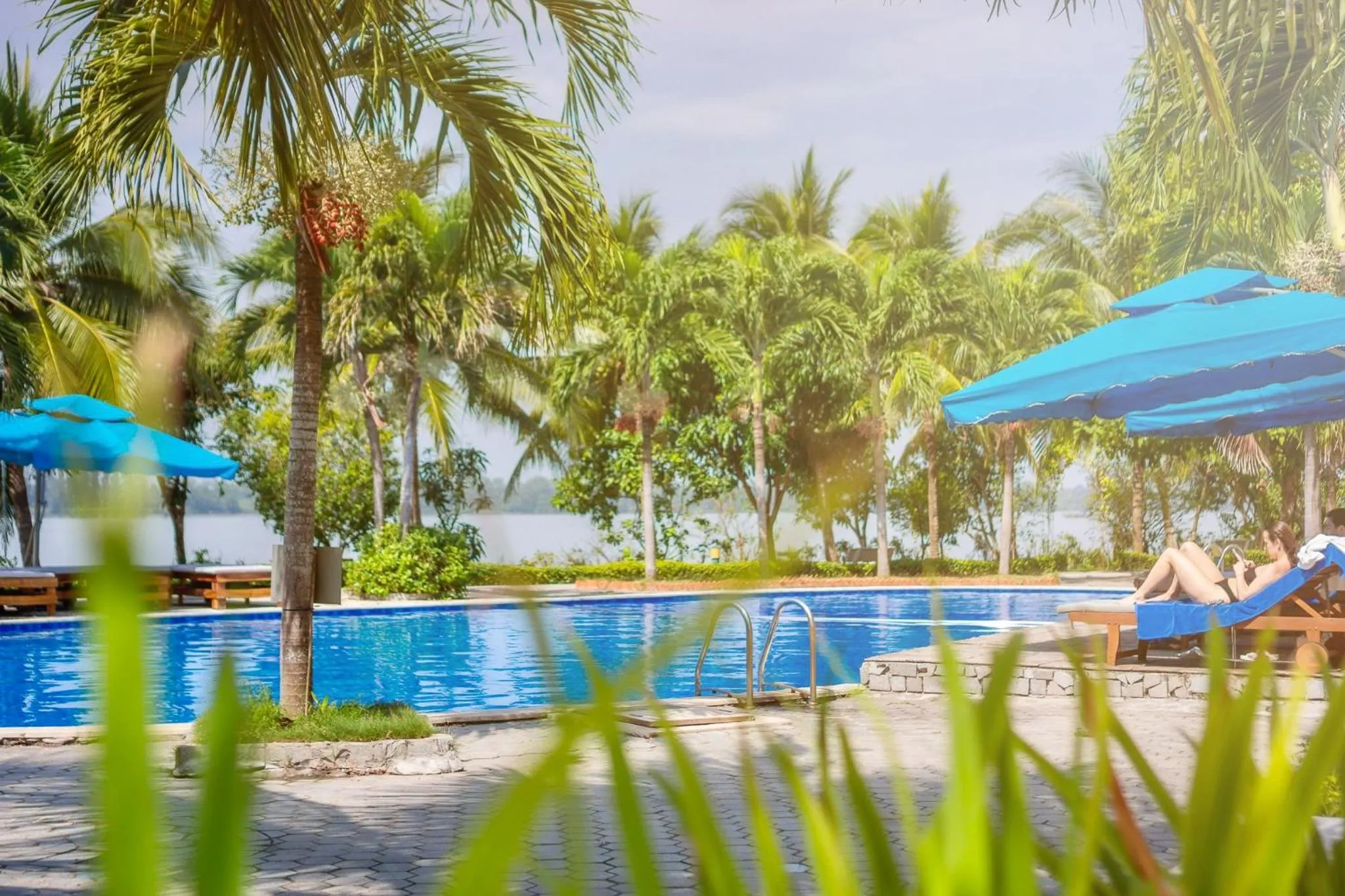 Swimming pool in Ben Tre Riverside Resort