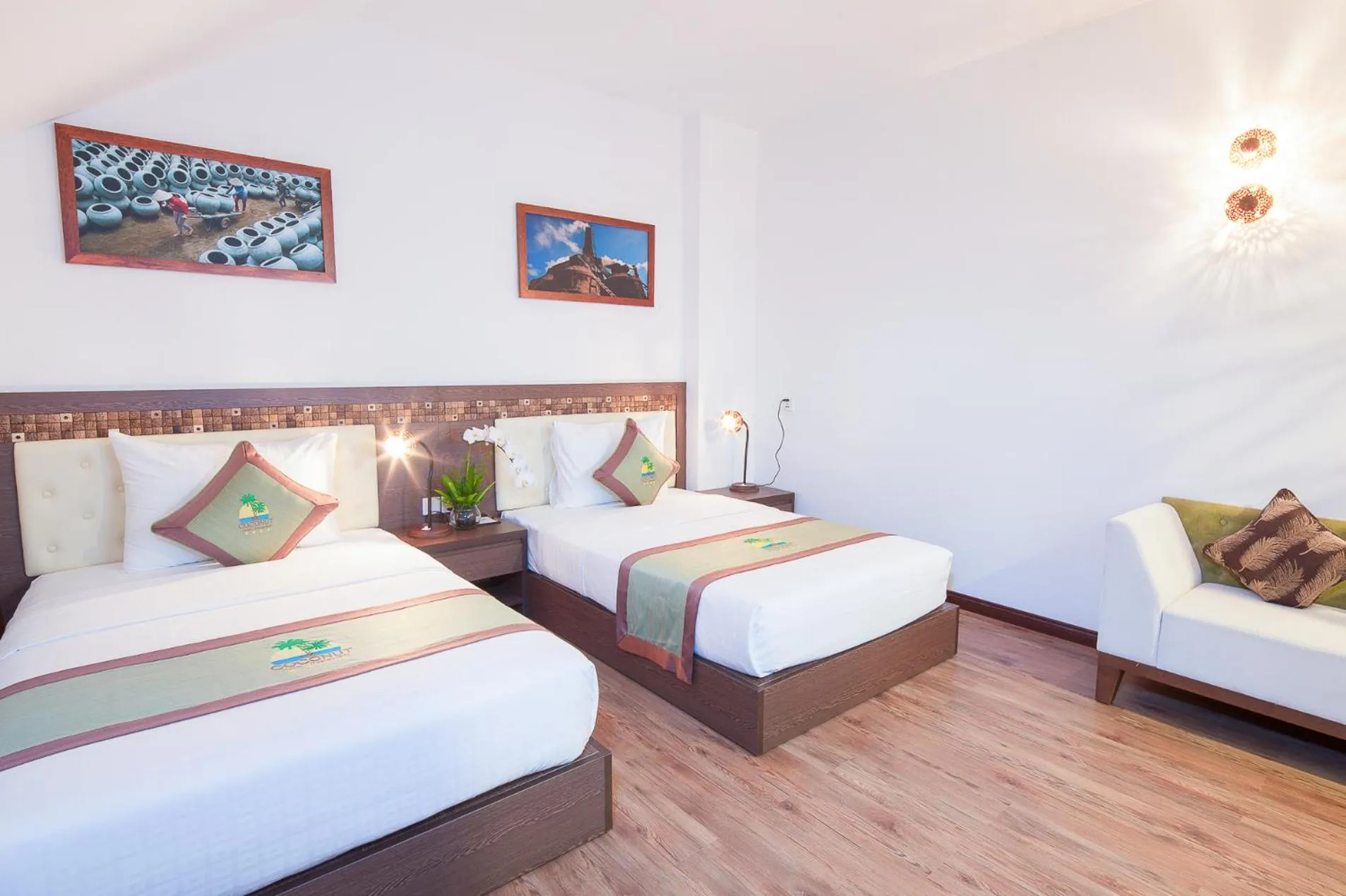 Bed in Ben Tre Riverside Resort