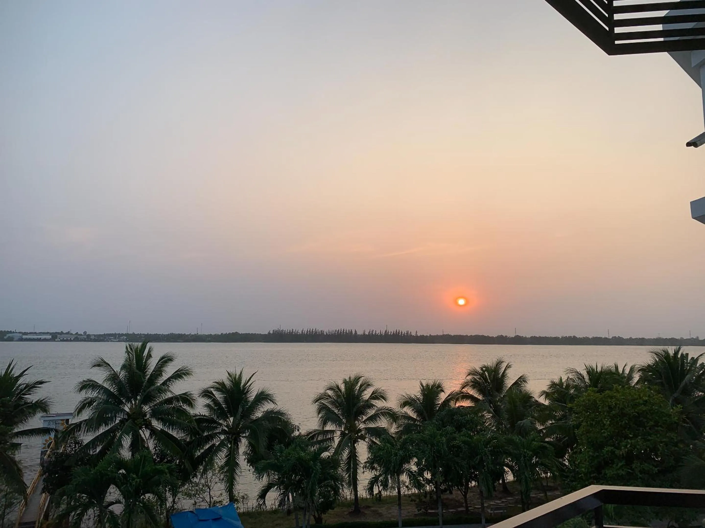 River view in Ben Tre Riverside Resort