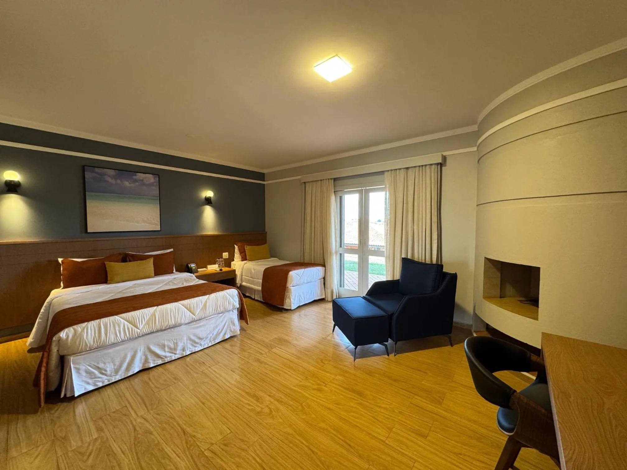 Bedroom, Bed in Ecoblue Resort Avaré