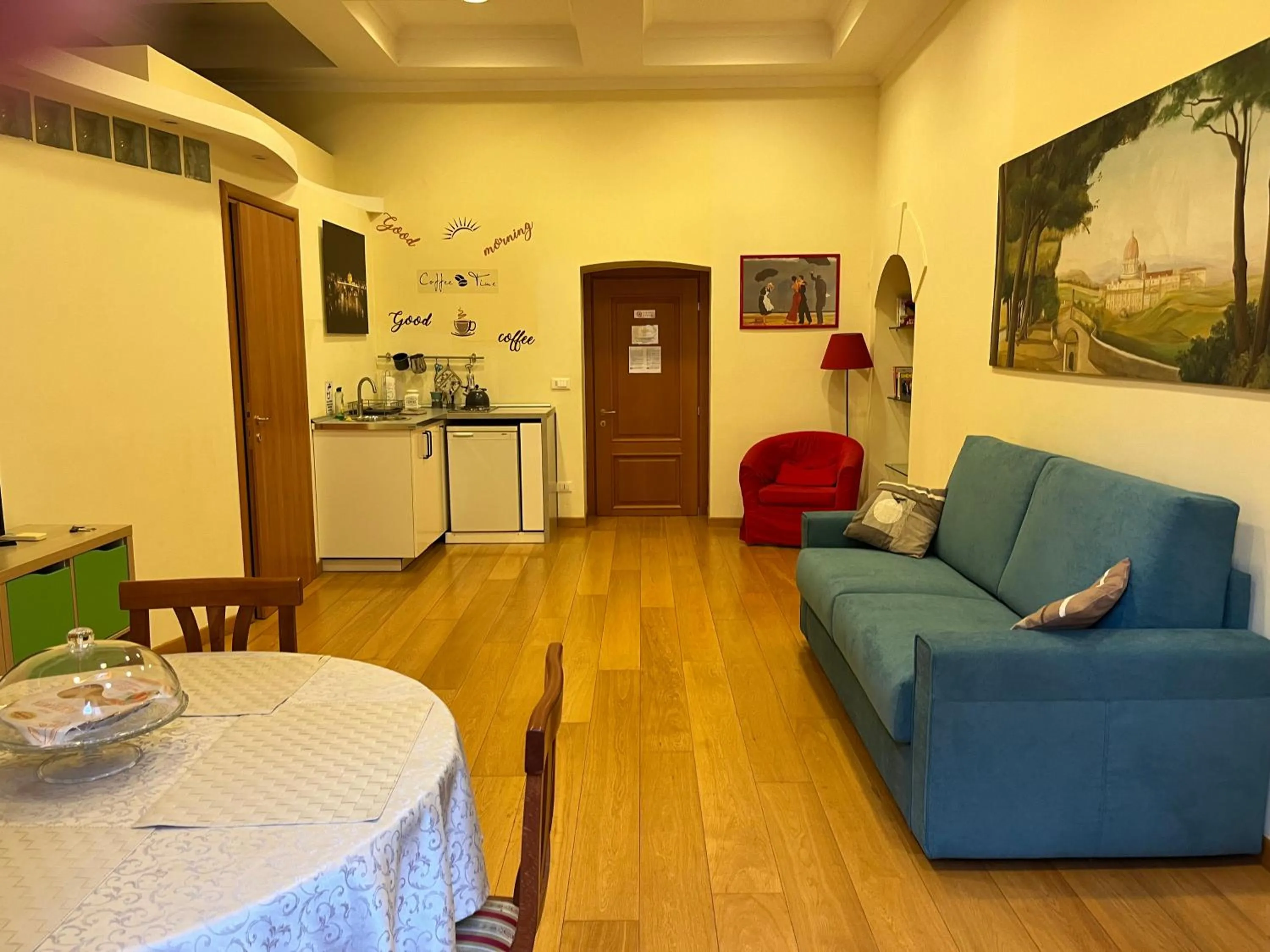 Living room in I Prati di Roma Suites