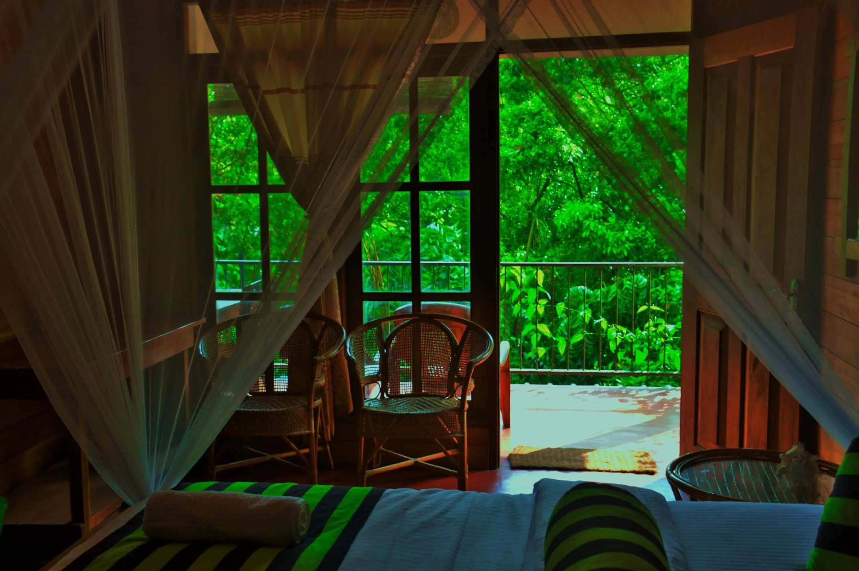 Living room in Ella Green Cottages