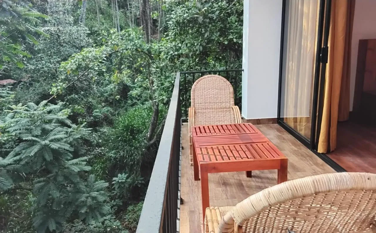 Patio in Ella Green Cottages