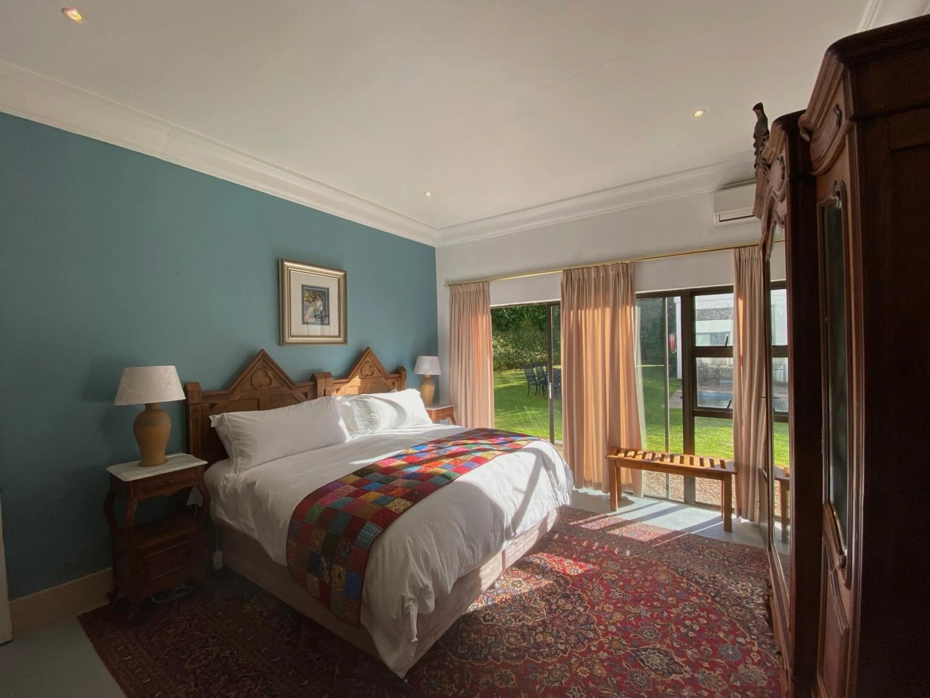 Bed in The Welgemoed Guest House